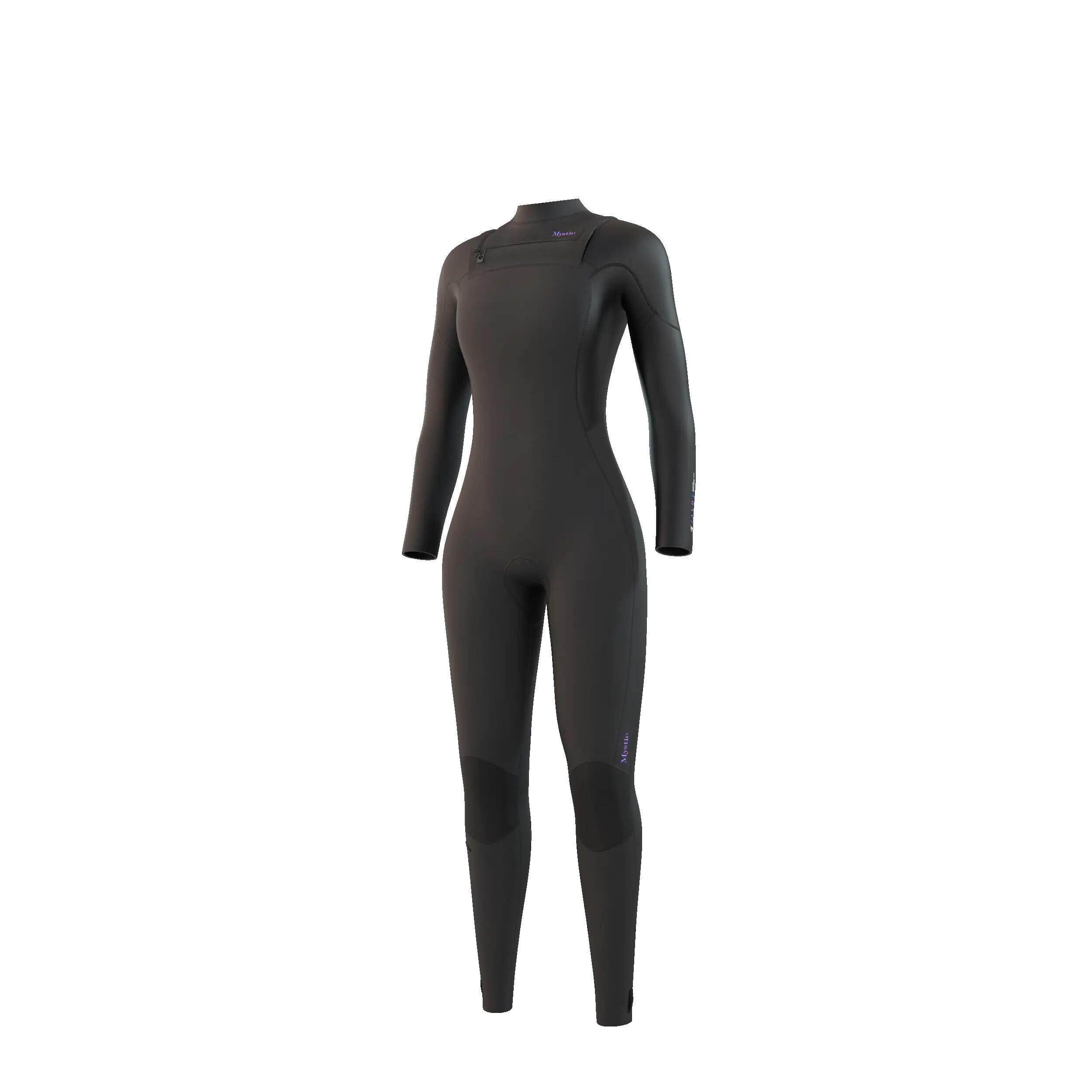 MYSTIC Jayde Wetsuit 4/3mm Double Frontzip Zwart 6/7