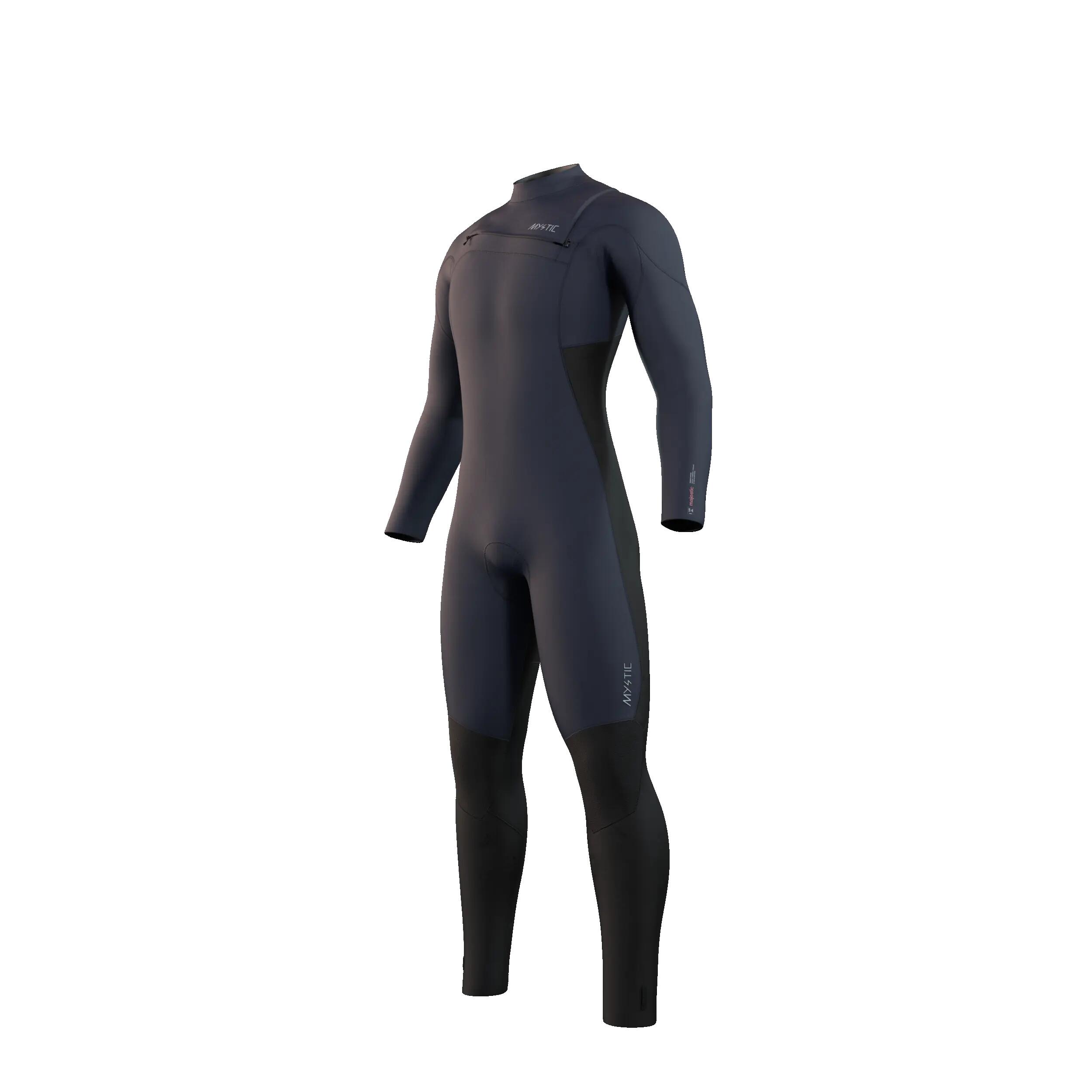 MYSTIC Majestic Wetsuit Donker Blauw 5/4mm Frontzip 5/7