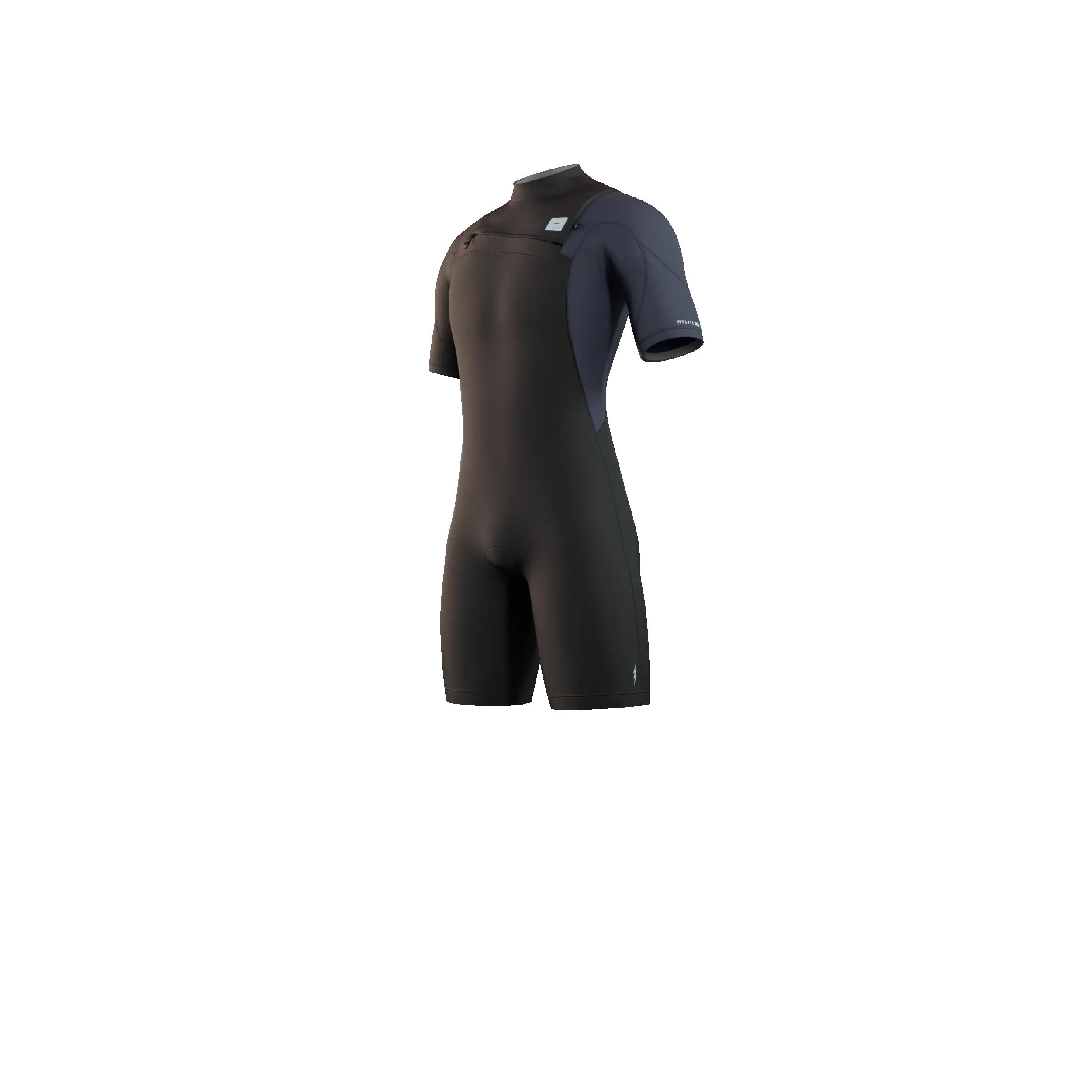 Hommes Marshall 3/2mm Chest Zip Shorty Combinaison Néoprène 5/7