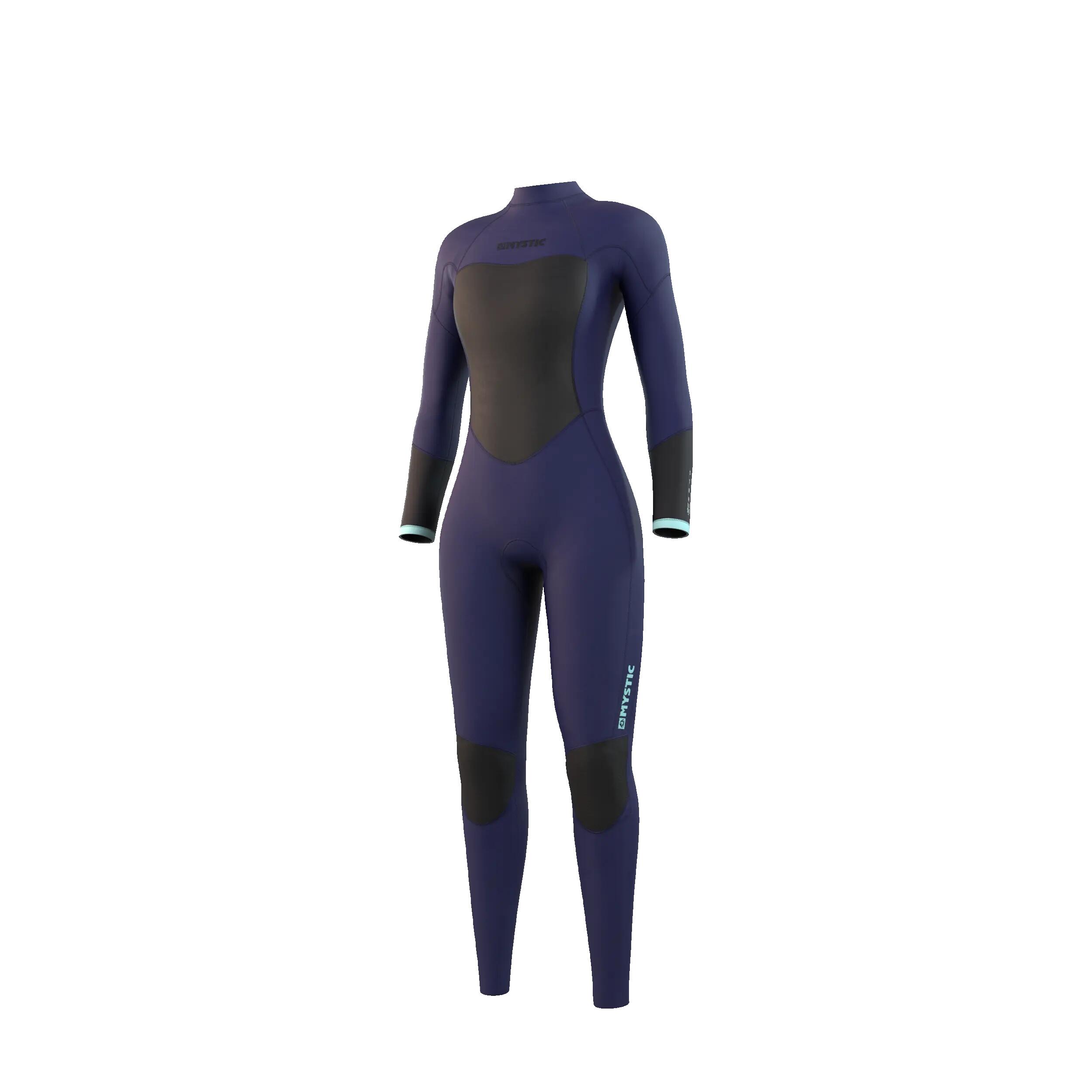 2024 Femmes Star 3/2mm Back Zip Combinaison Néoprène 5/7