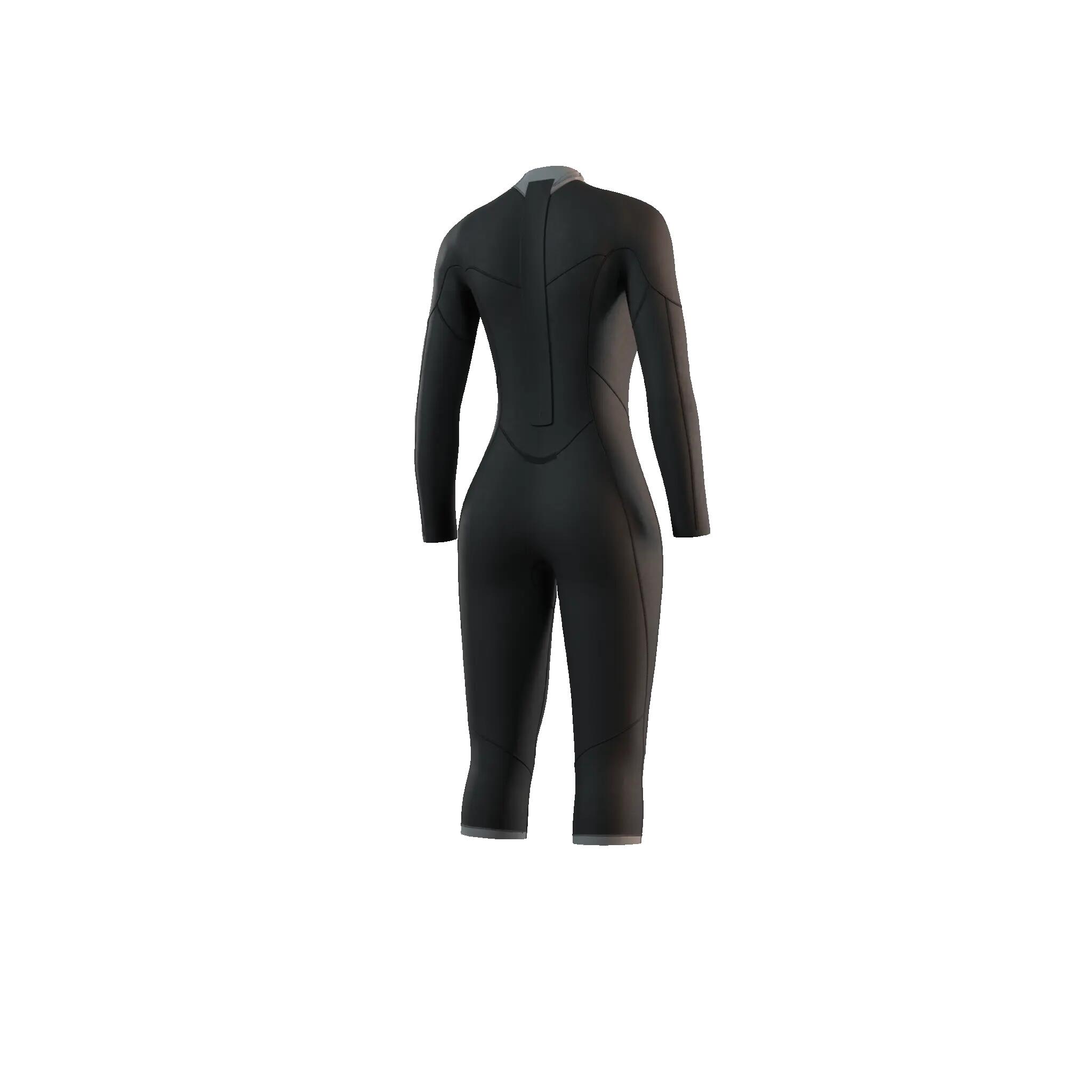 MYSTIC Brand LS Shortleg 3/2 Backzip Flatlock 4/7