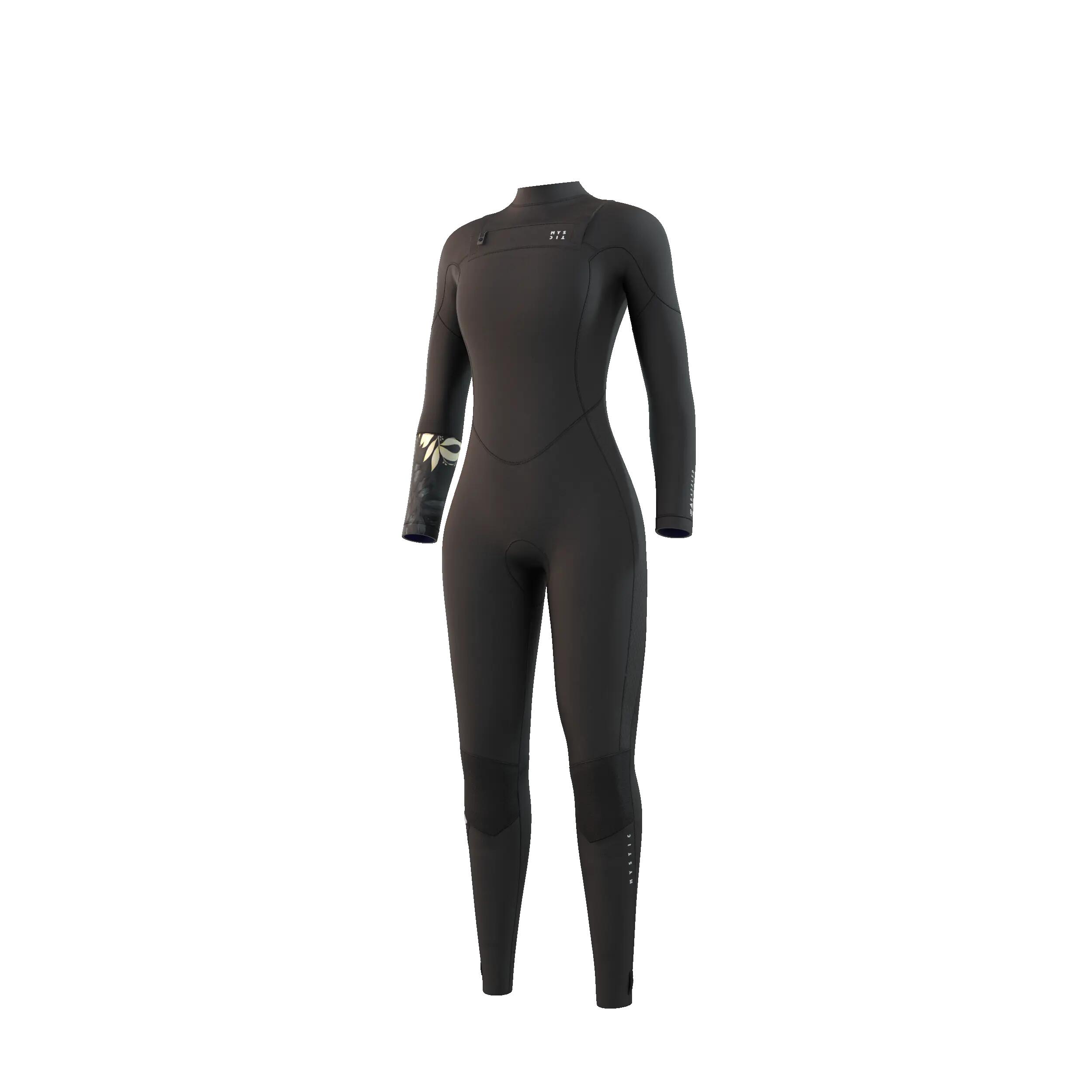 MYSTIC Wetsuit Dazzled 5/3 Frontzip Zwart 5/7