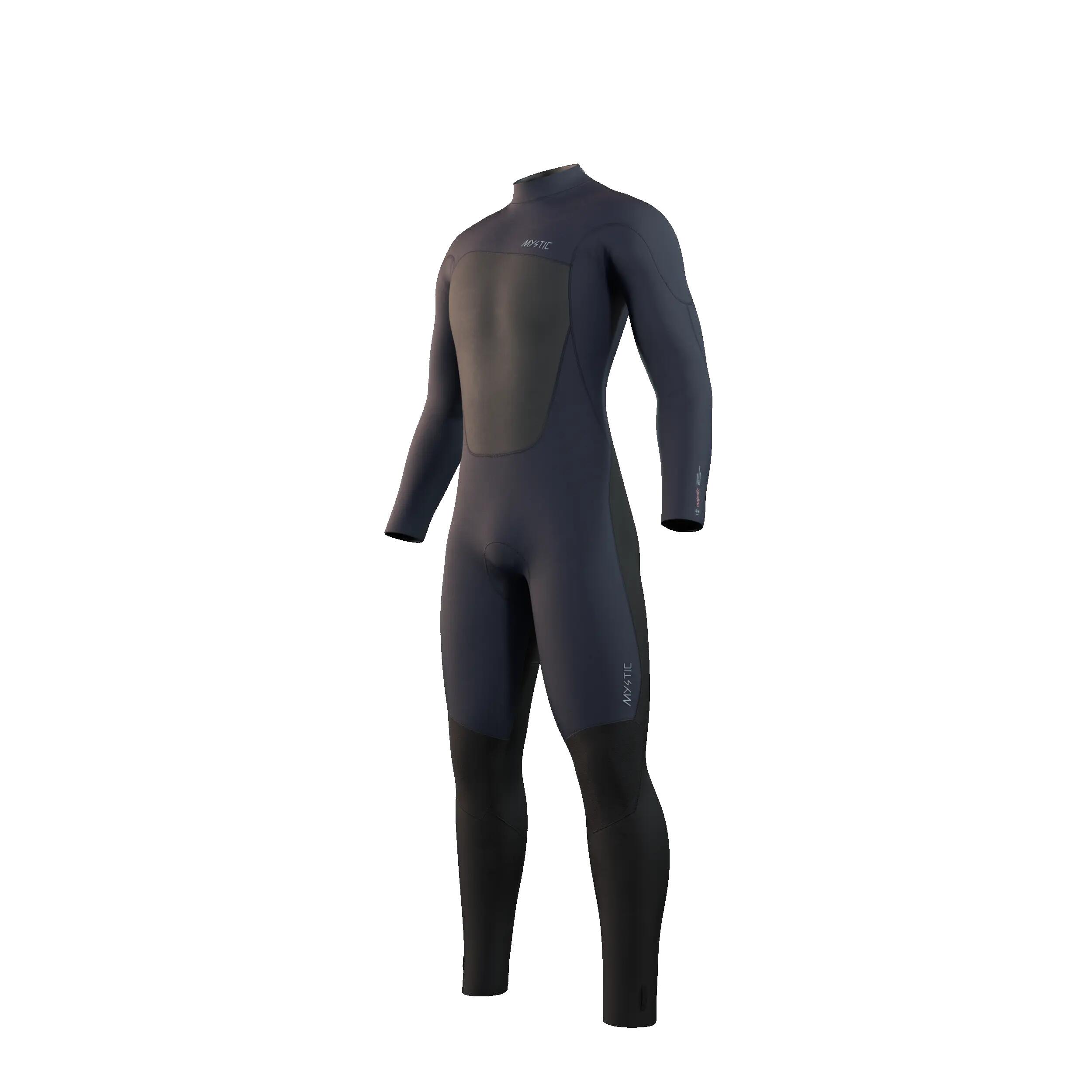 MYSTIC Majestic Wetsuit Donker Blauw 5/4mm Backzipip 6/7