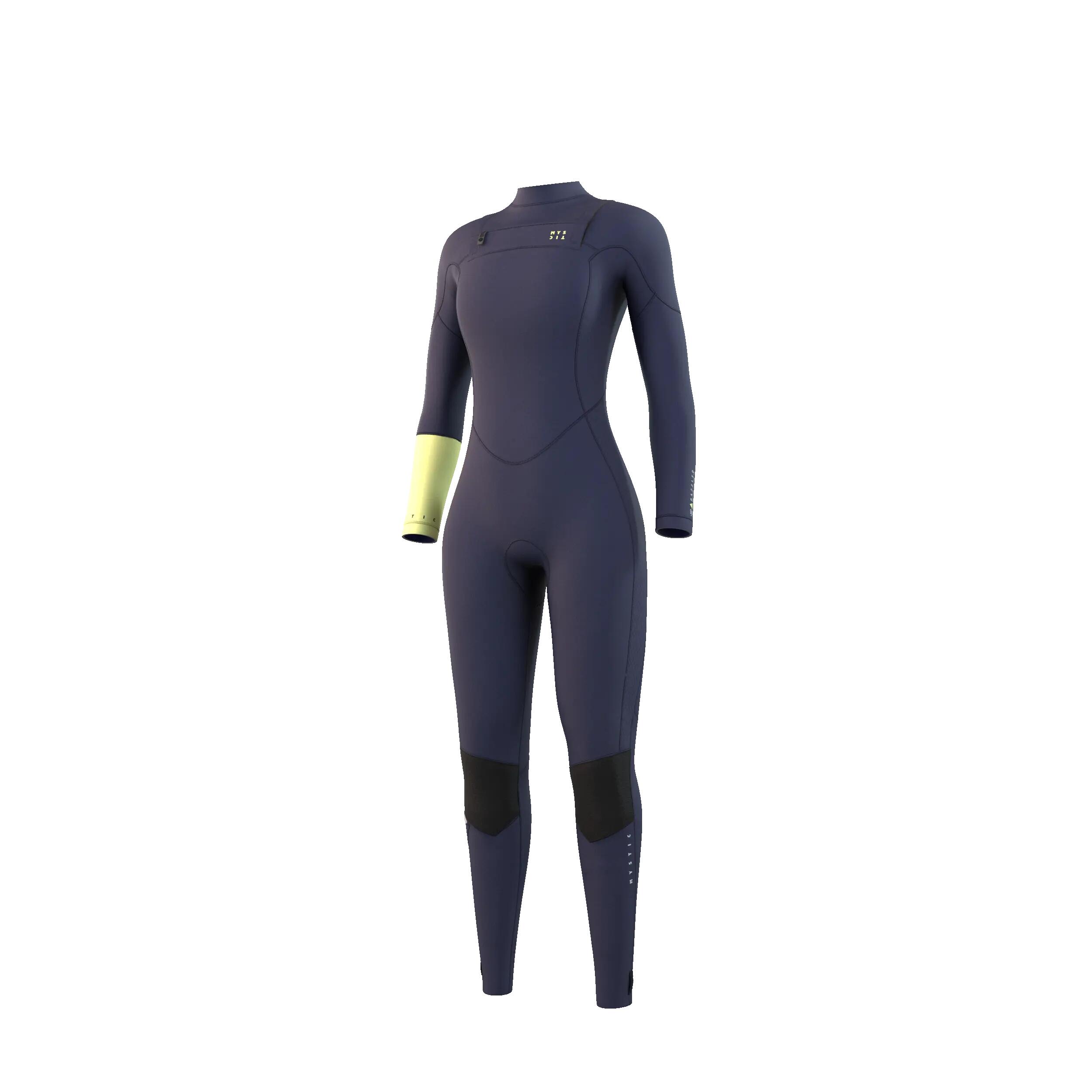 MYSTIC Dazzled Wetsuit 3/2mm Double Donker Blauw 6/7