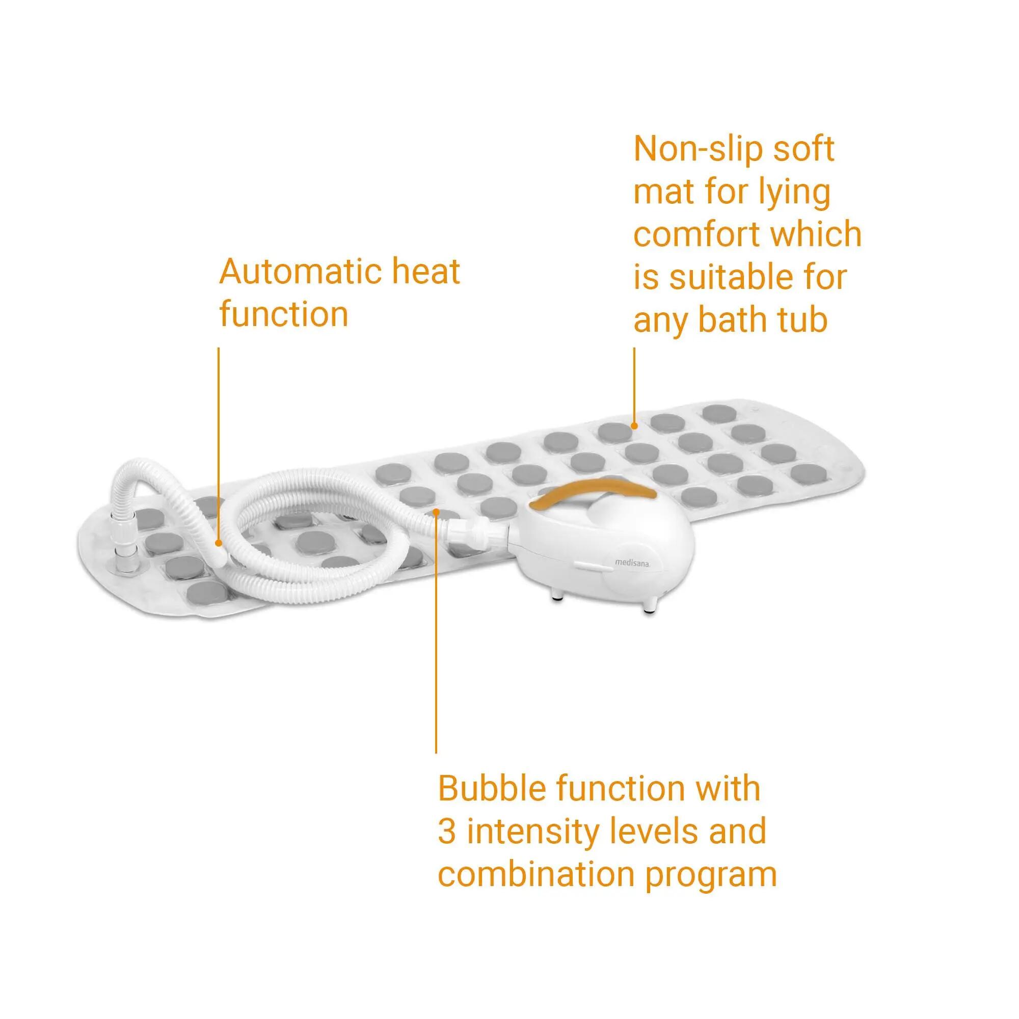 medisana MBH Aromathérapie et tapis antidérapant pour bain à bulles 5/6