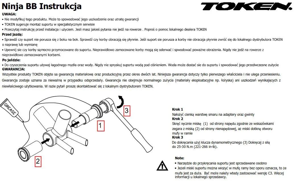 Suport TOKEN BB46BR386 TBT – CERVELO BBRight (46 x 79 mm) 5/6