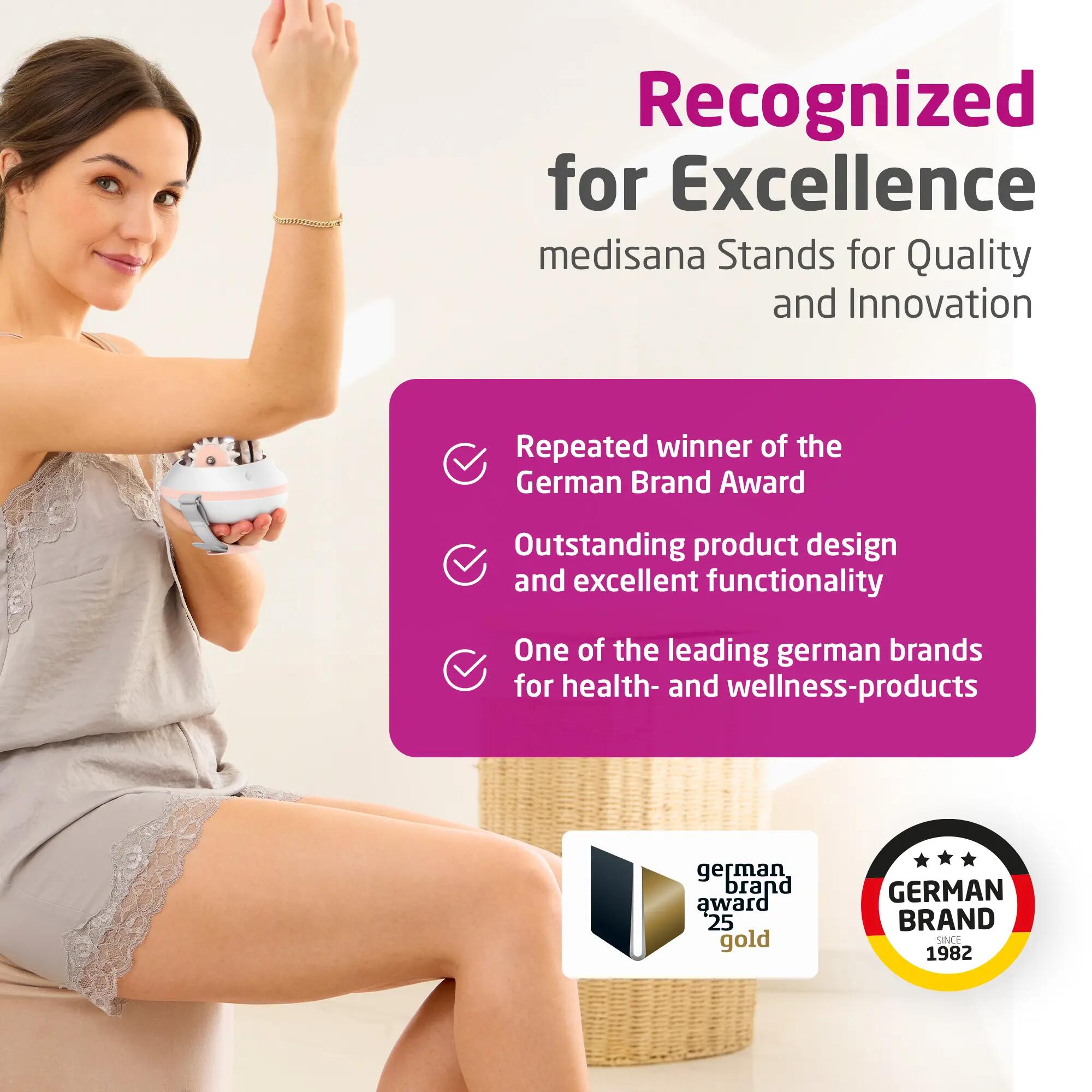 medisana AC 860 stimulation tissulaire efficace, ergonomique et hygiénique 6/6