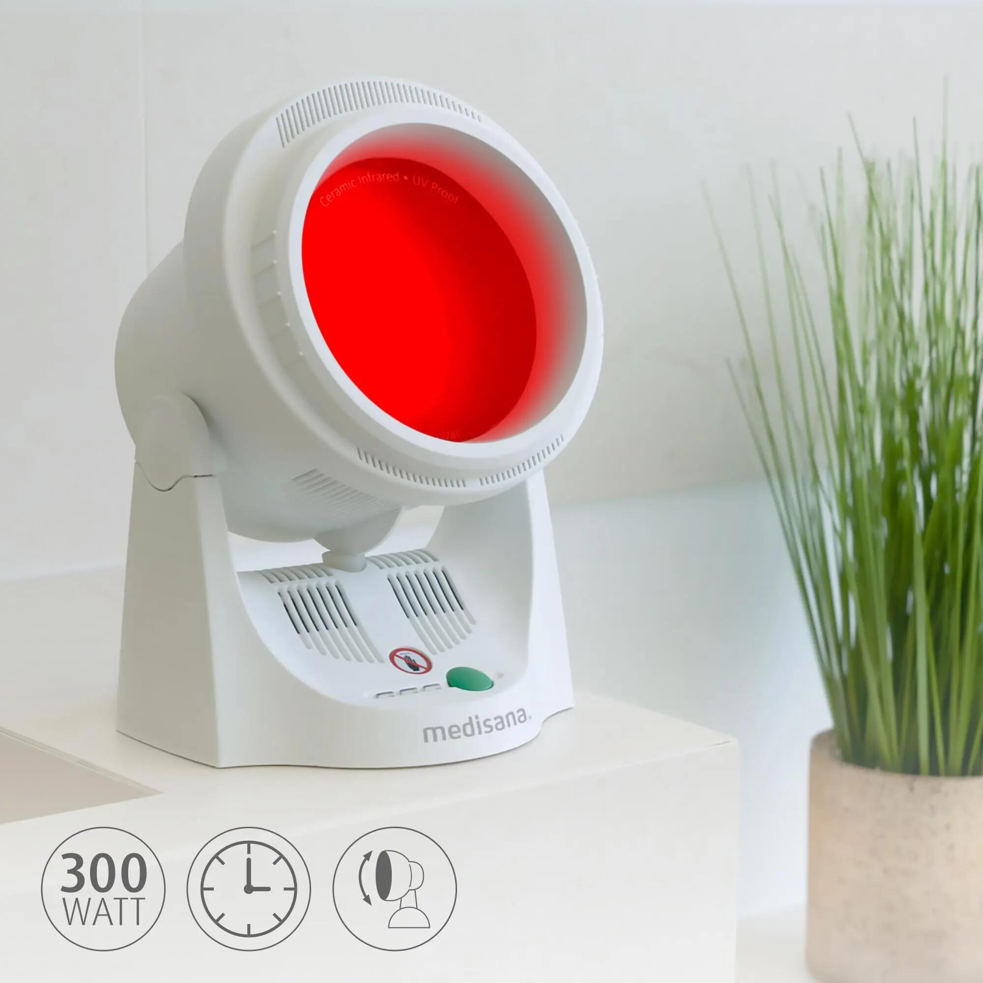medisana IR 850 — lampe infrarouge 300 W, soulagement musculaire 4/6