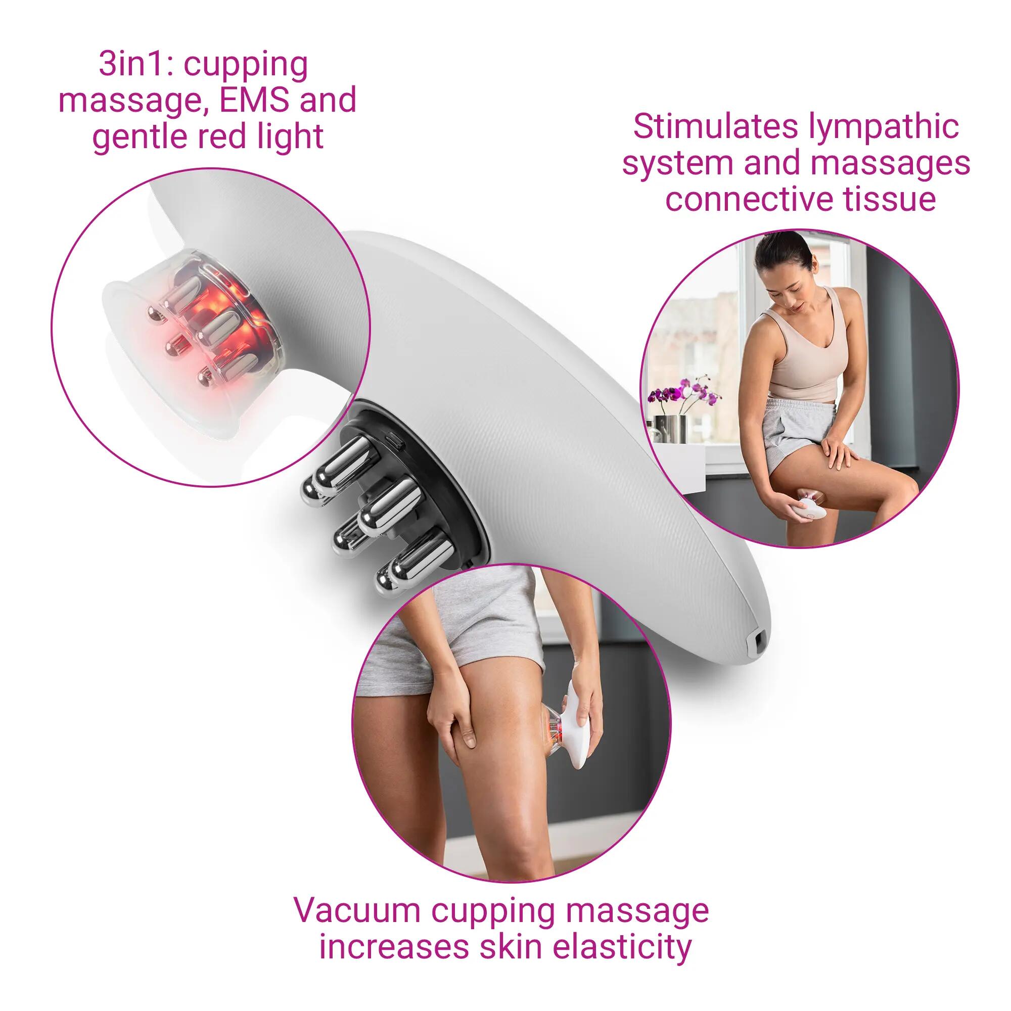 medisana VC 150 — Technologie 3-en-1 (Cupping+EMS) et lumière rouge 630 nm 4/6