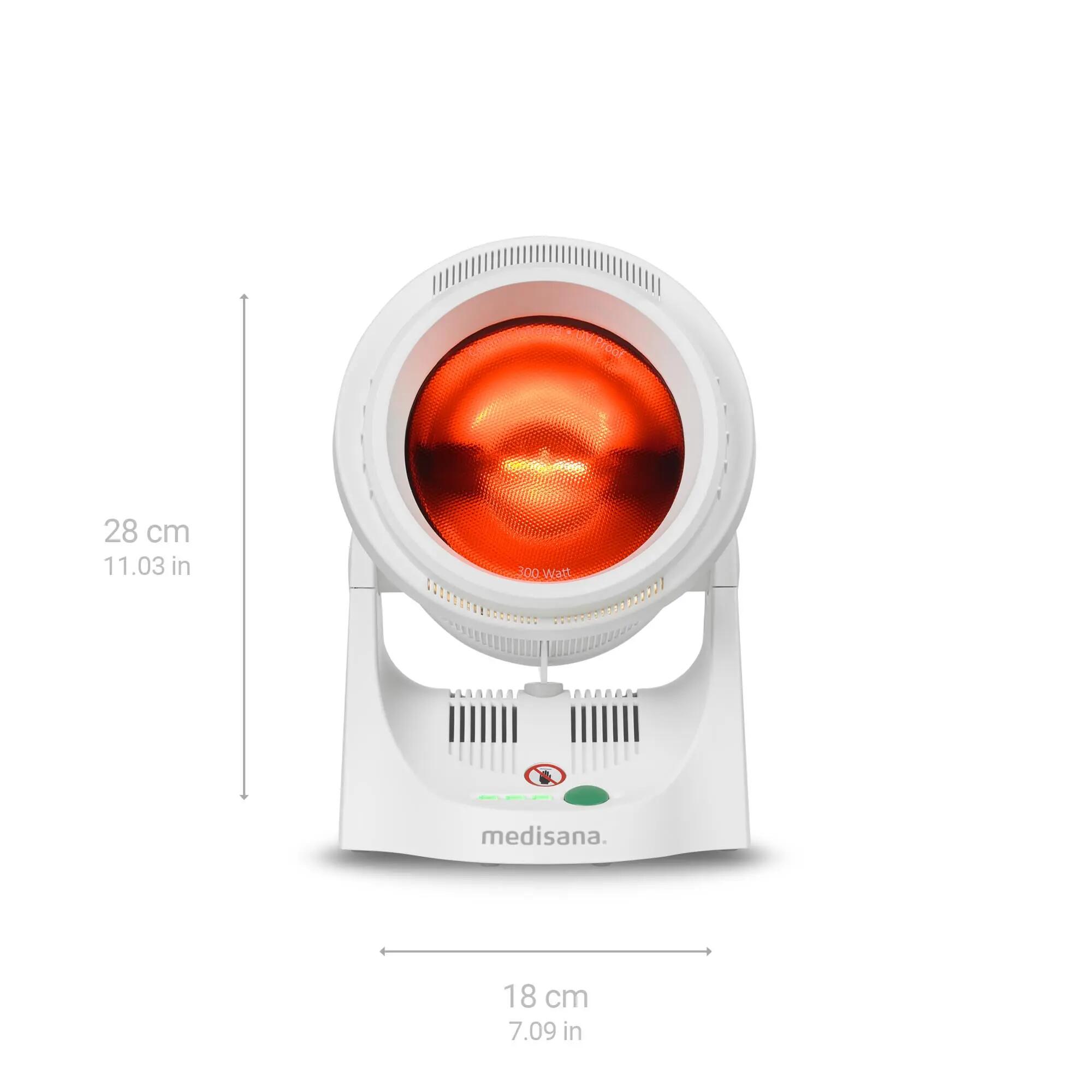 medisana IR 850 — lampe infrarouge 300 W, soulagement musculaire 2/6