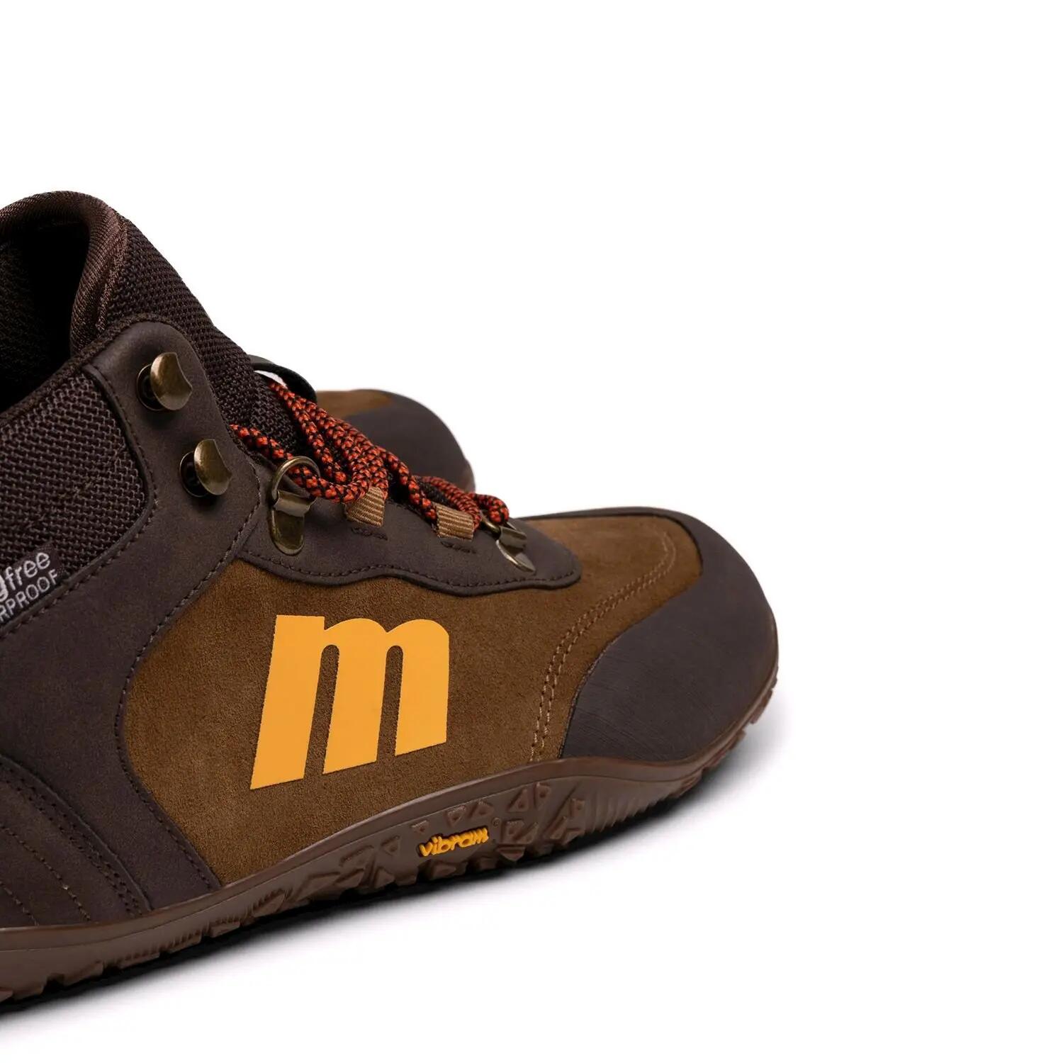 Stiefeletten barefoot herren MTNG FREE VIBRAM braun 6/7