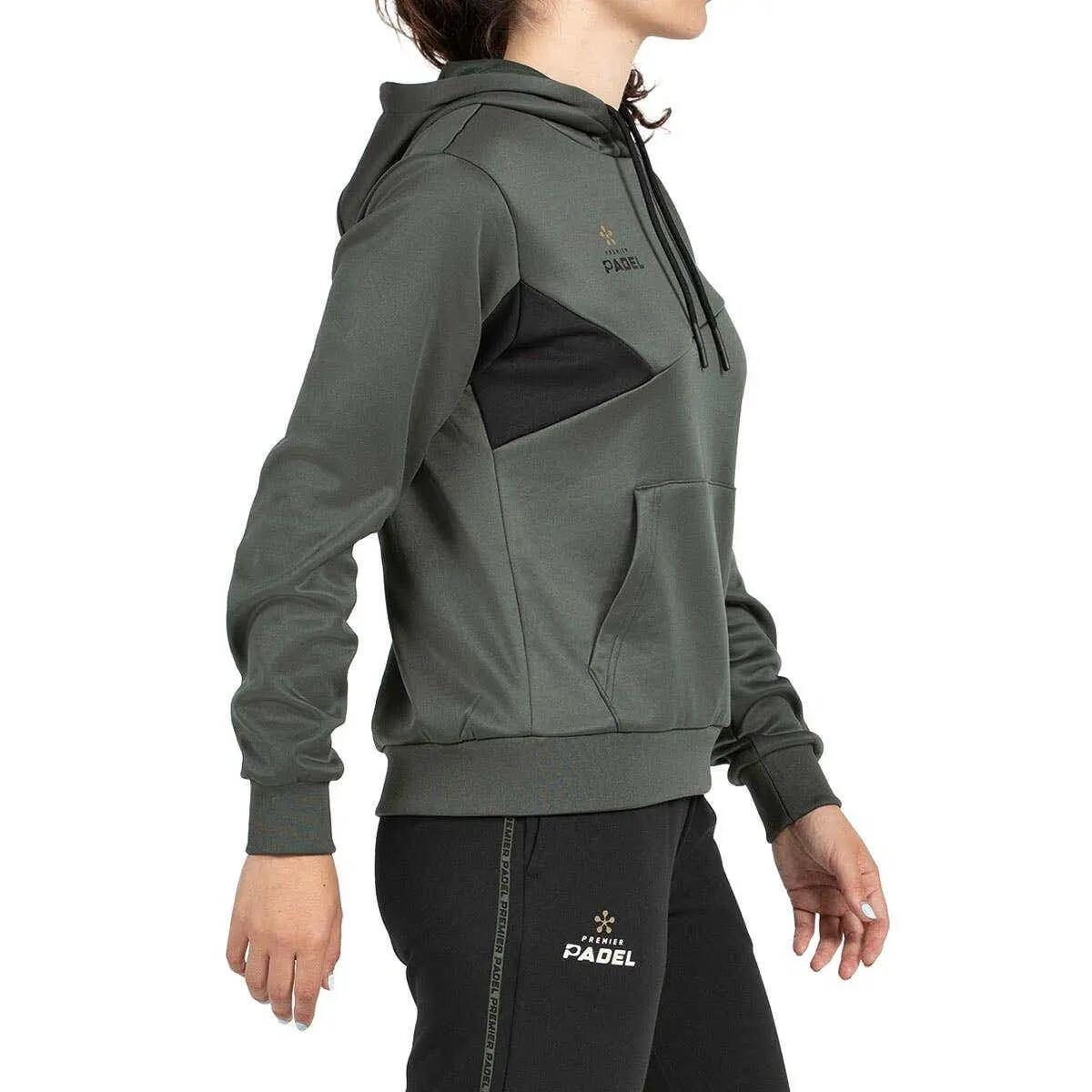 Sudadera Bullpadel Peder 015 Kaki Mujer L 2/7