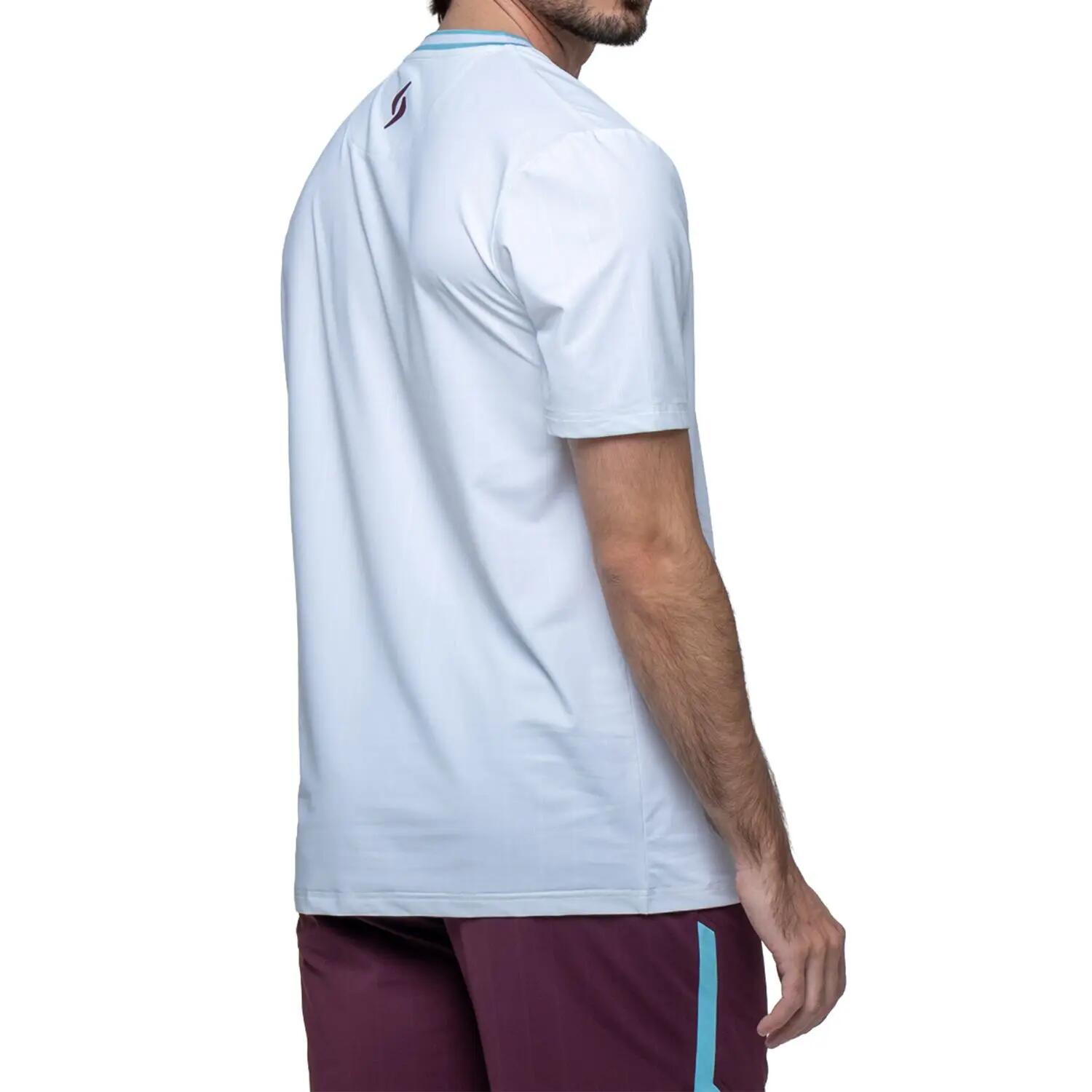 SIUX Apex 26 Blanca | Camiseta deportiva hombre ligera, elástica y transpirable 6/7