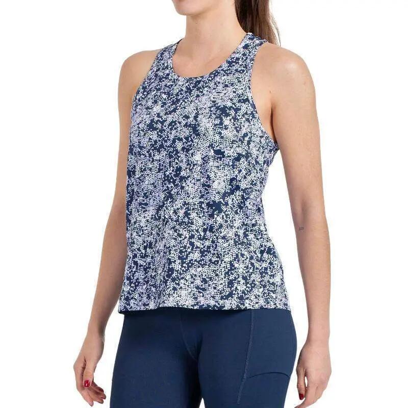 CAMISETA S/MANGAS BULLPADEL PILME 400 OCEANO PROFUNDO MUJER S 3/5