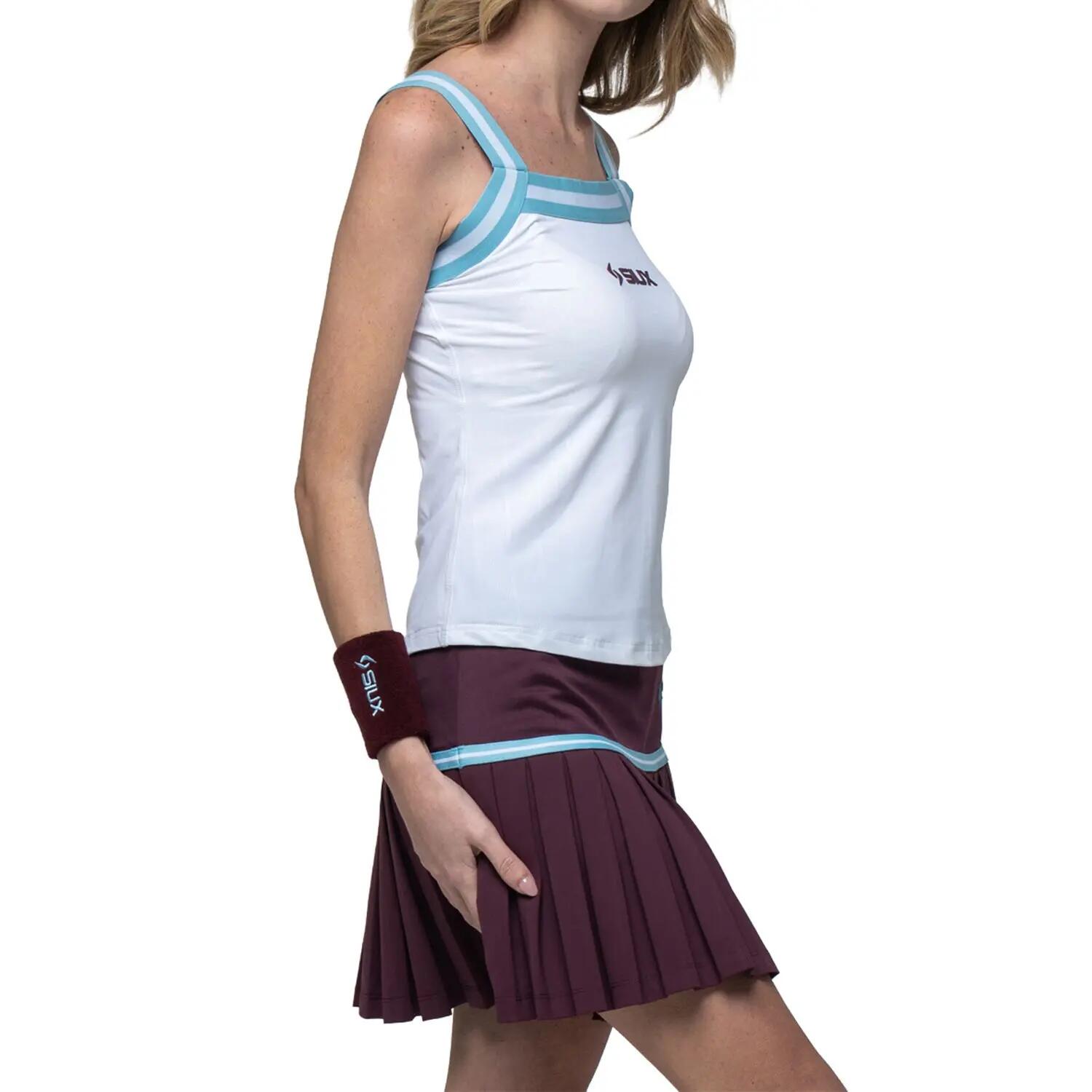 SIUX Apex 26 Blanca | Camiseta deportiva mujer ligera, elástica y transpirable 6/7