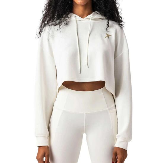 Sudadera Drop Shot Noor Dt332822 Blanca Mujer L