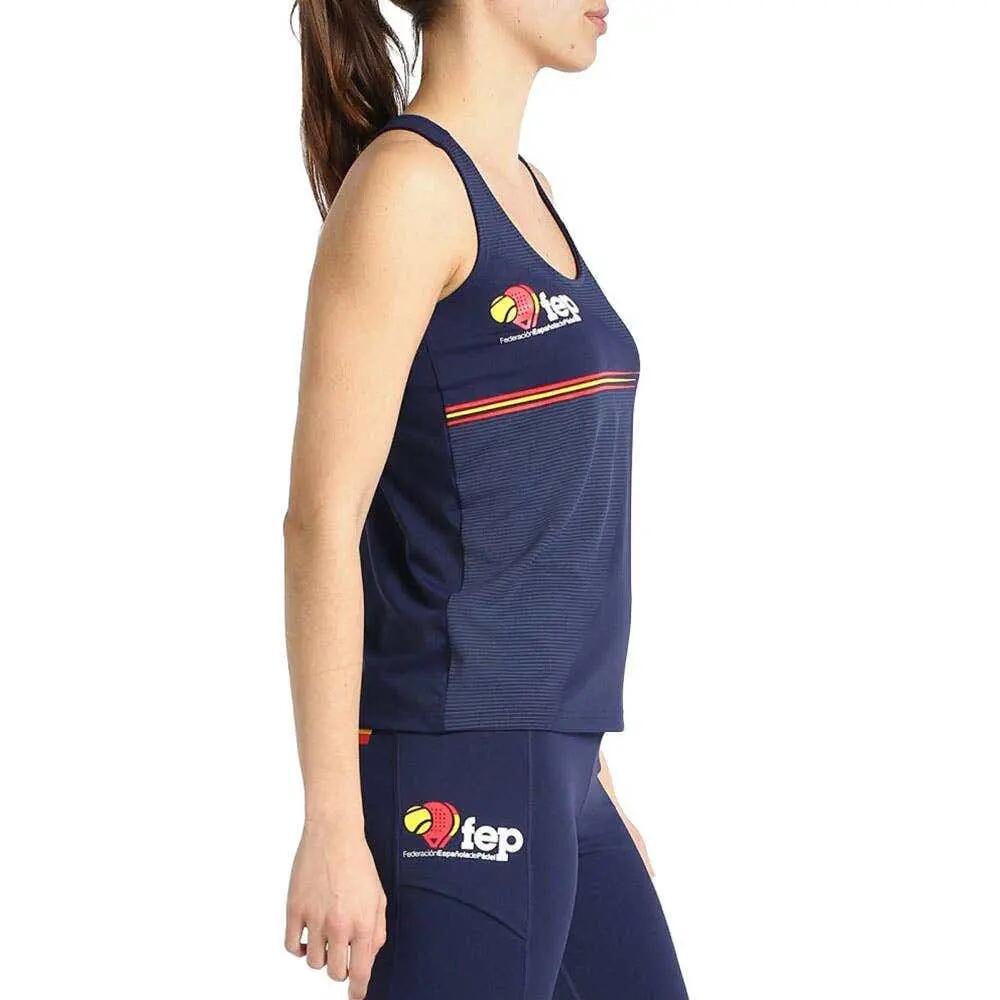 CAMISETA TIRANTES BULLPADEL FUNI BZ04004000 AZUL MARINO MUJER M 1/7