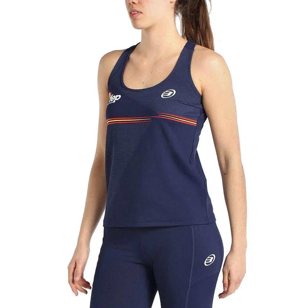 CAMISETA TIRANTES BULLPADEL FUNI BZ04004000 AZUL MARINO MUJER M 2/7