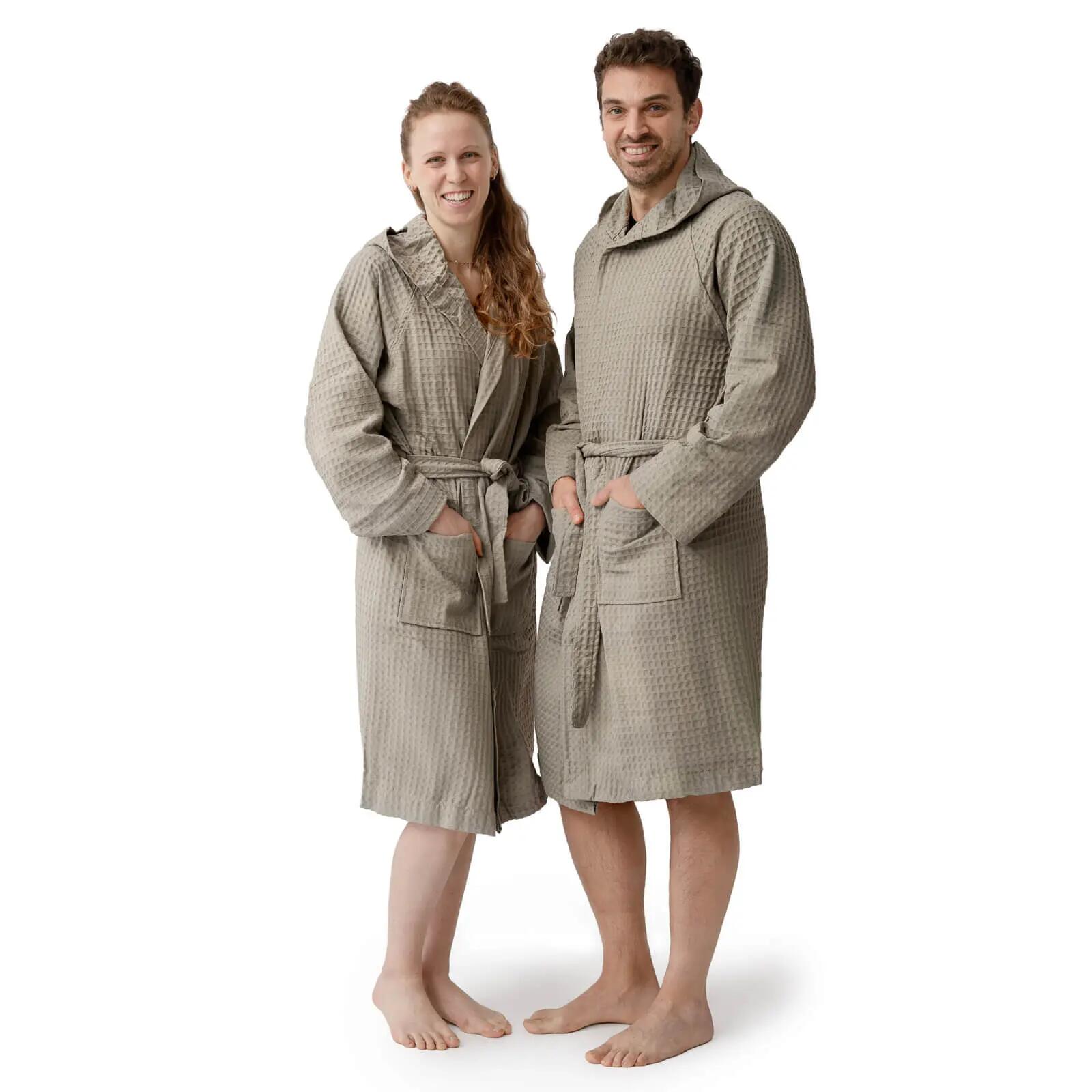 Femme Natation Peignoir nid d'abeille 100 % coton - M 2/5