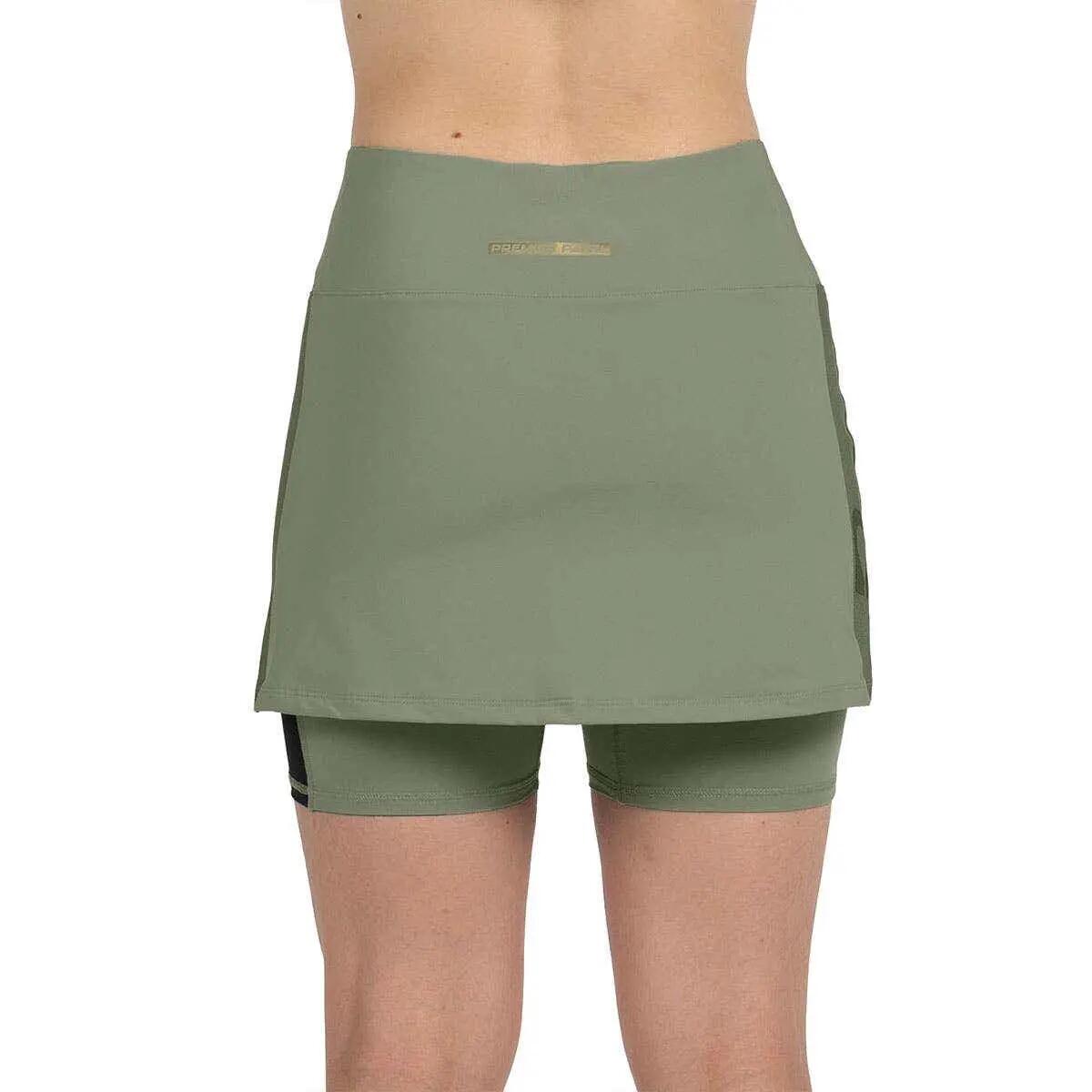 Falda Bullpadel Portoa 015 Kaki Mujer Xxl 3/7