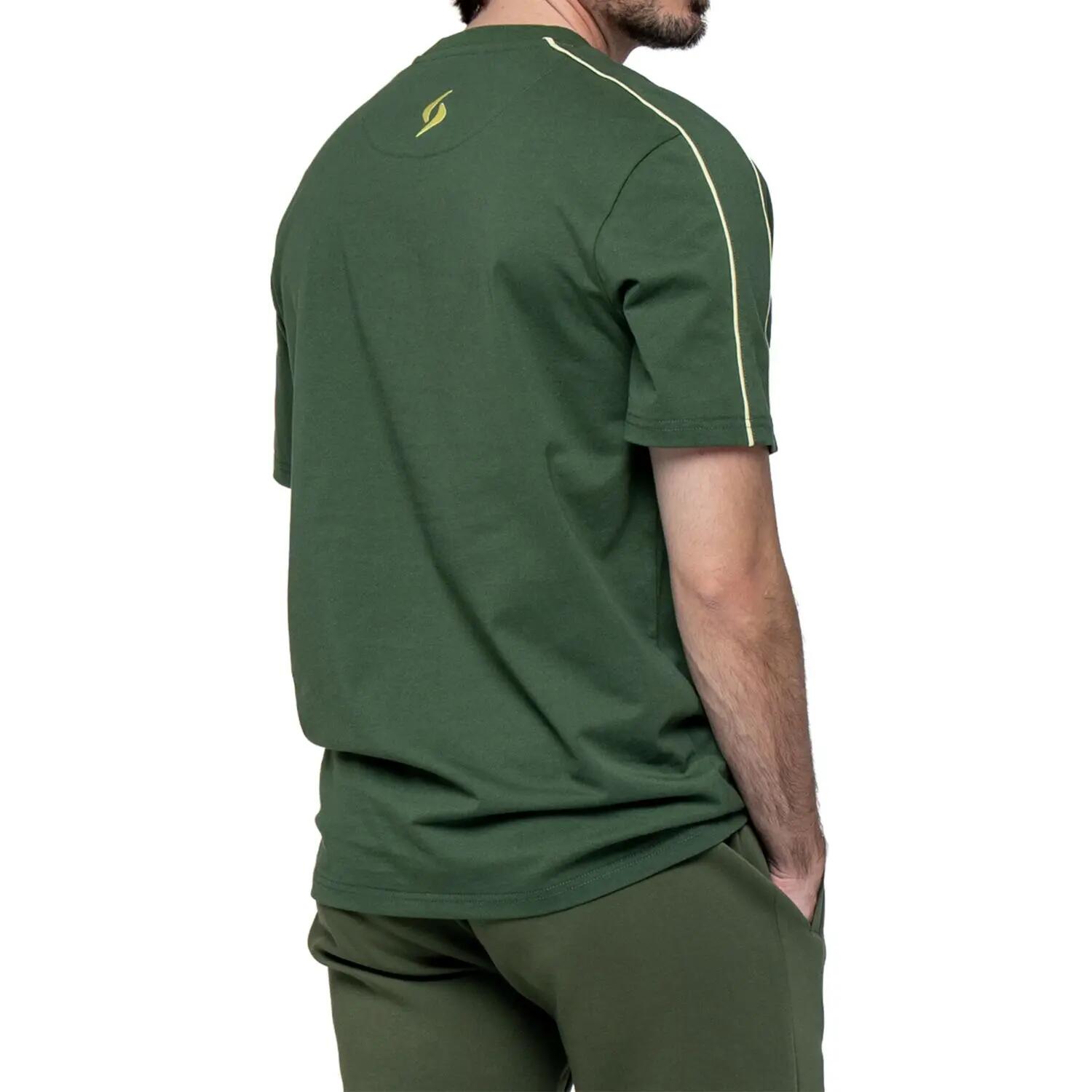 SIUX Gareh 26 Verde | Camiseta casual de algodón hombre cómoda, ligera 7/7
