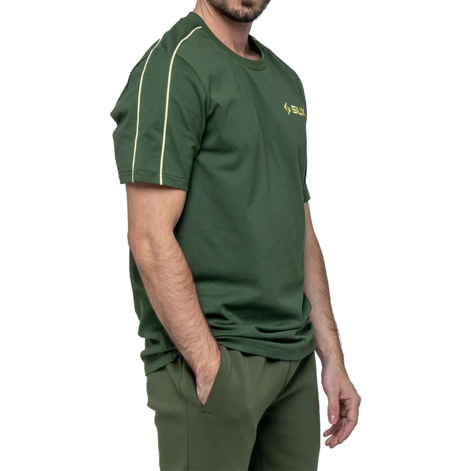 SIUX Gareh 26 Verde | Camiseta casual de algodón hombre cómoda, ligera 6/7