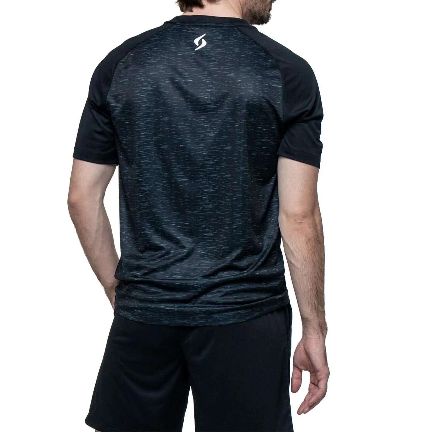 SIUX Club 26 Schwarz | Herren-Sportshirt, leicht, elastisch und atmungsaktiv 7/7