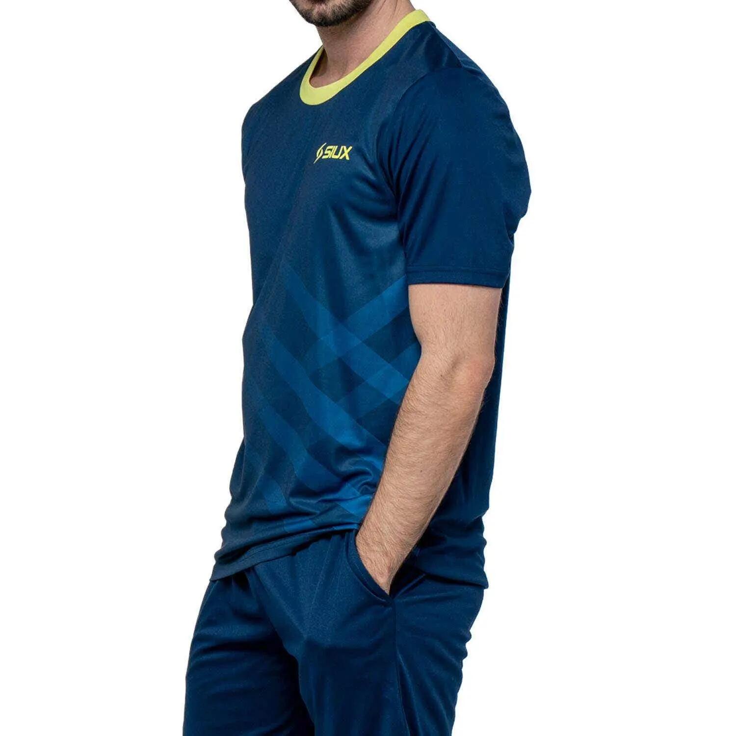 SIUX Wave 26 Bleu Marine | T-shirt de sport homme, léger et respirant 7/7