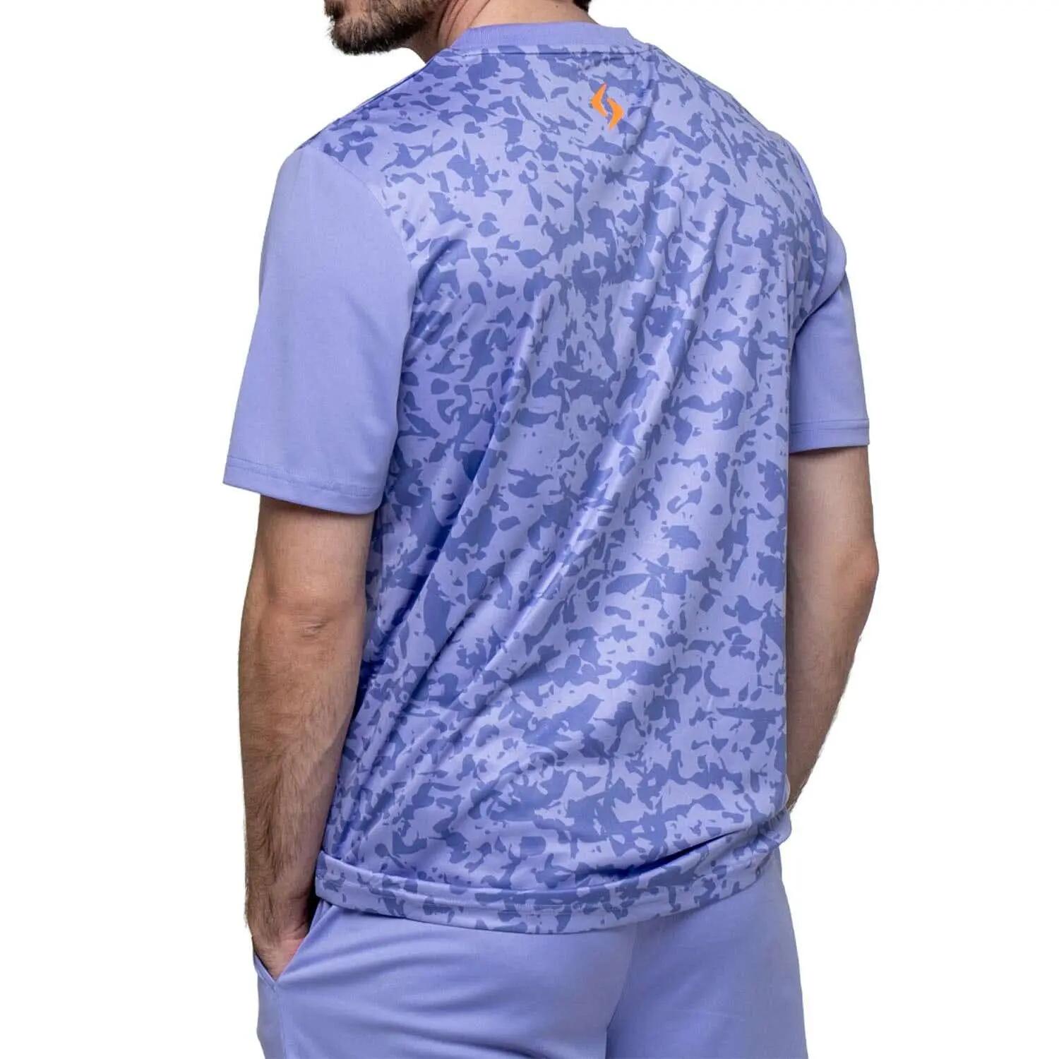 SIUX Cyber 26 Lila | Camiseta deportiva hombre ligera, elástica y transpirable 7/7