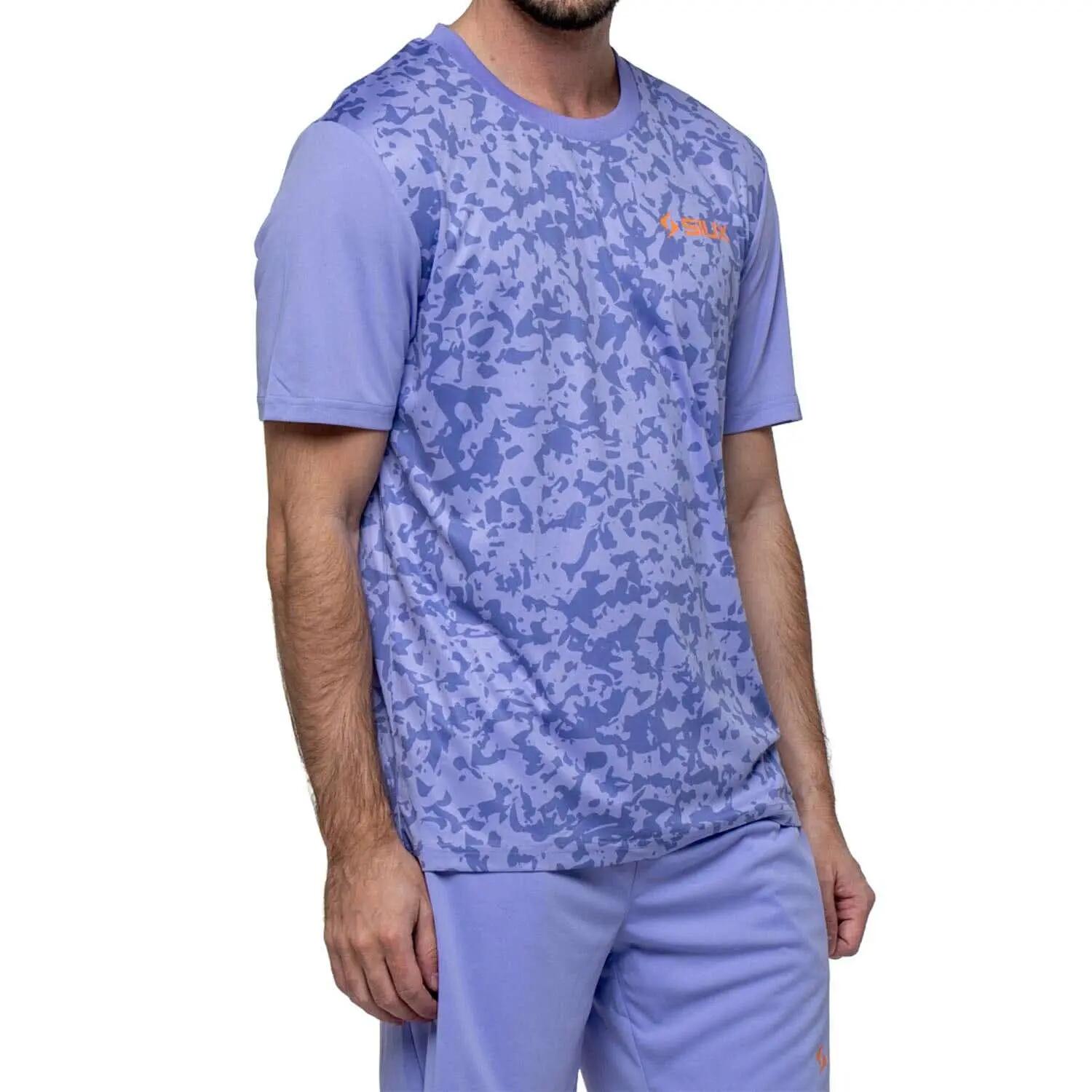 SIUX Cyber 26 Lila | Camiseta deportiva hombre ligera, elástica y transpirable 6/7