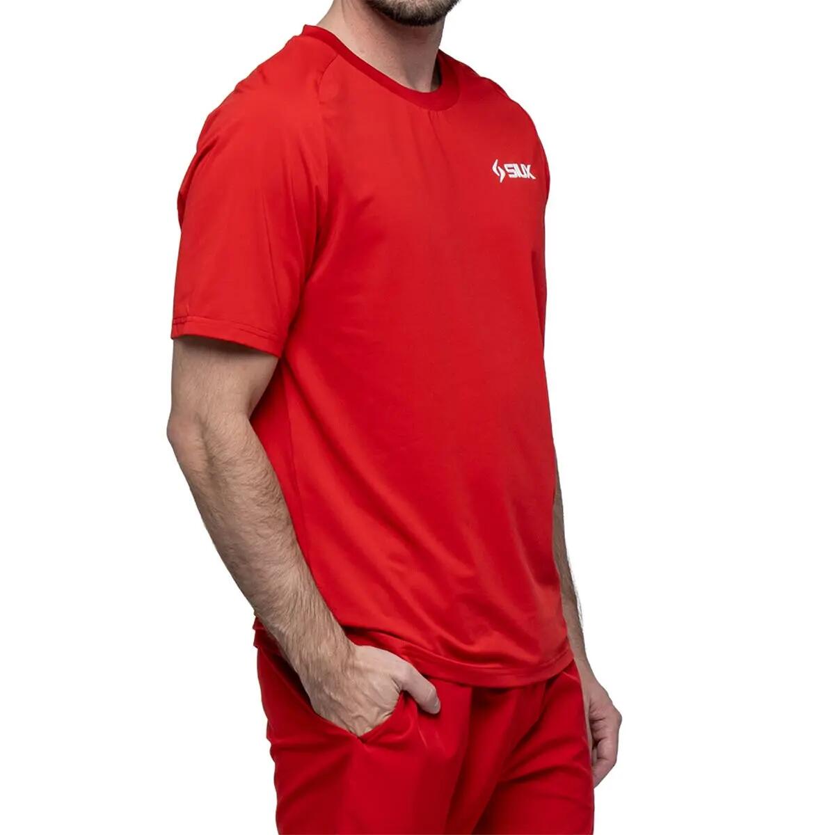 SIUX Match 26 Roja | Camiseta deportiva hombre ligera, elástica y transpirable 6/7