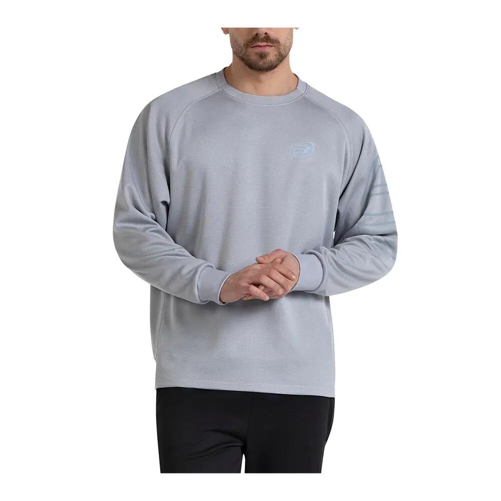 Sudadera Bullpadel Esna 108 Gris Azulado Vigore Xl 1/7