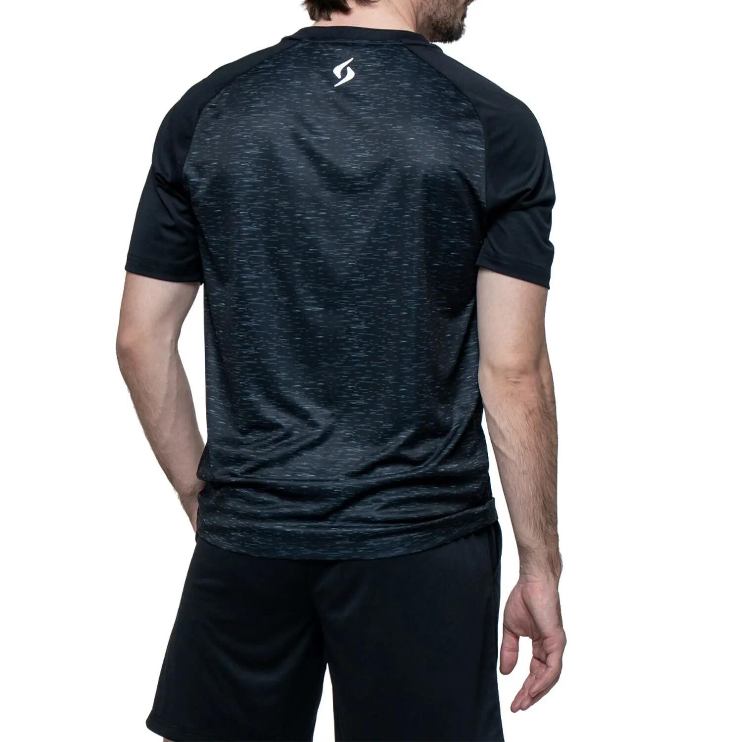 SIUX Club 26 Schwarz | Herren-Sportshirt, leicht, elastisch und atmungsaktiv 7/7