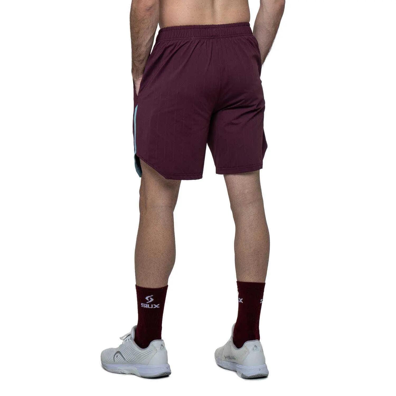 SIUX Apex 26 Burdeos | Pantalón corto hombre ligero, cómodo y transpirable 7/7