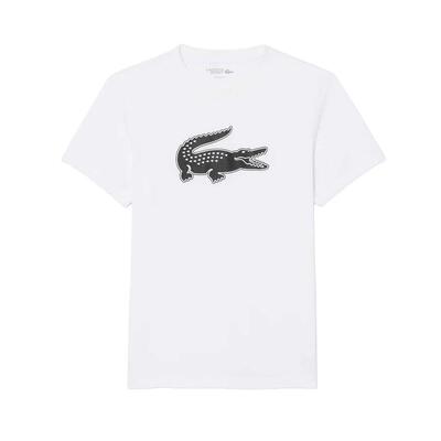 Heren logo quick dry regular tshirt (wit)