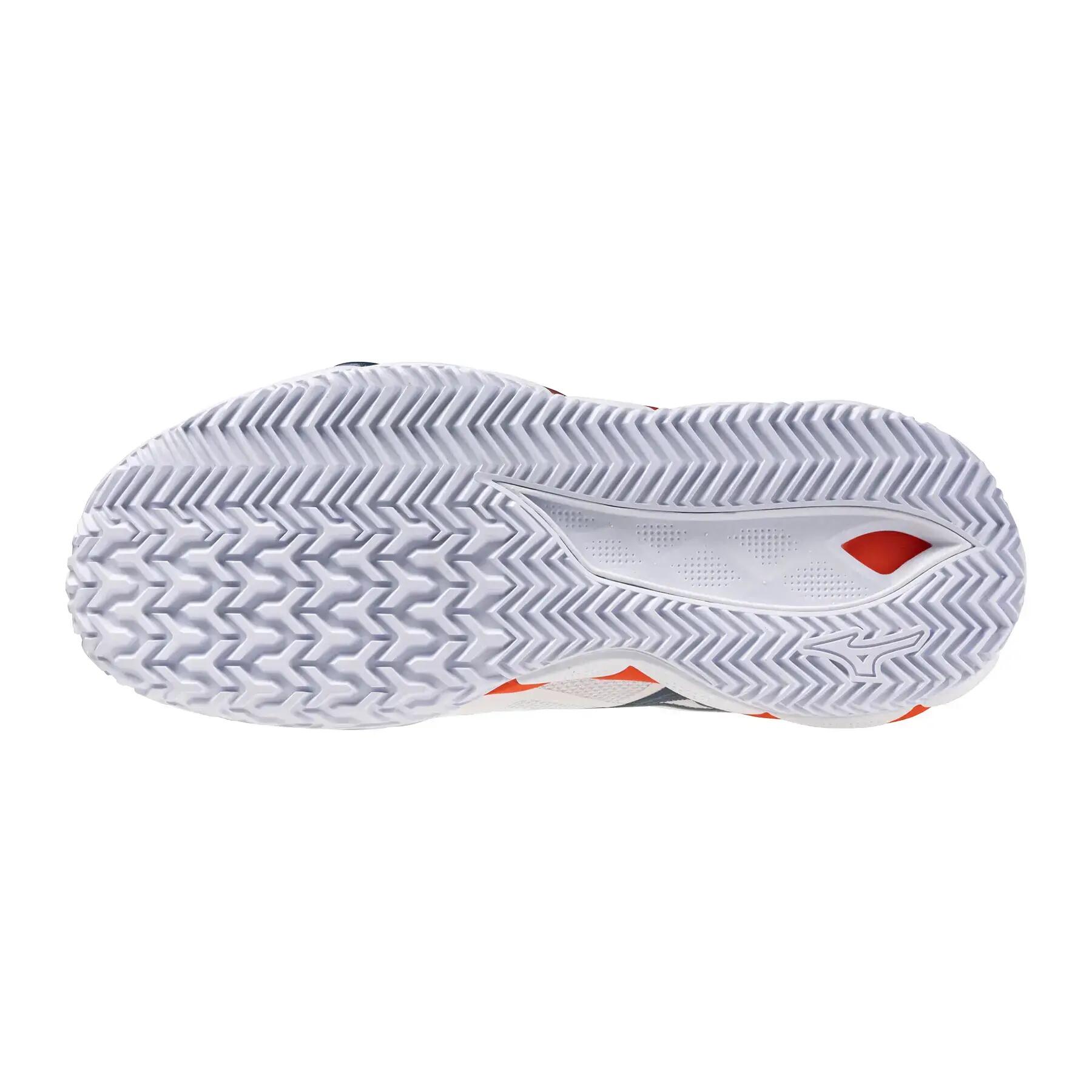 Mizuno Wave Enforce Tour 2 Court Blanc/orange 4/5