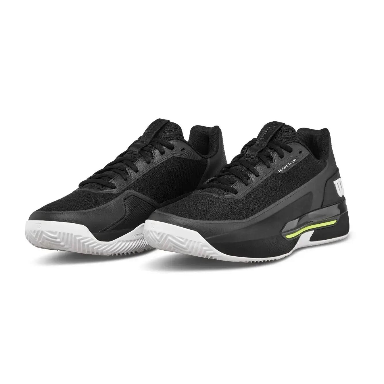 Wilson Rush Tour 5 Clay Black/white/yellow Wrs337620 3/6