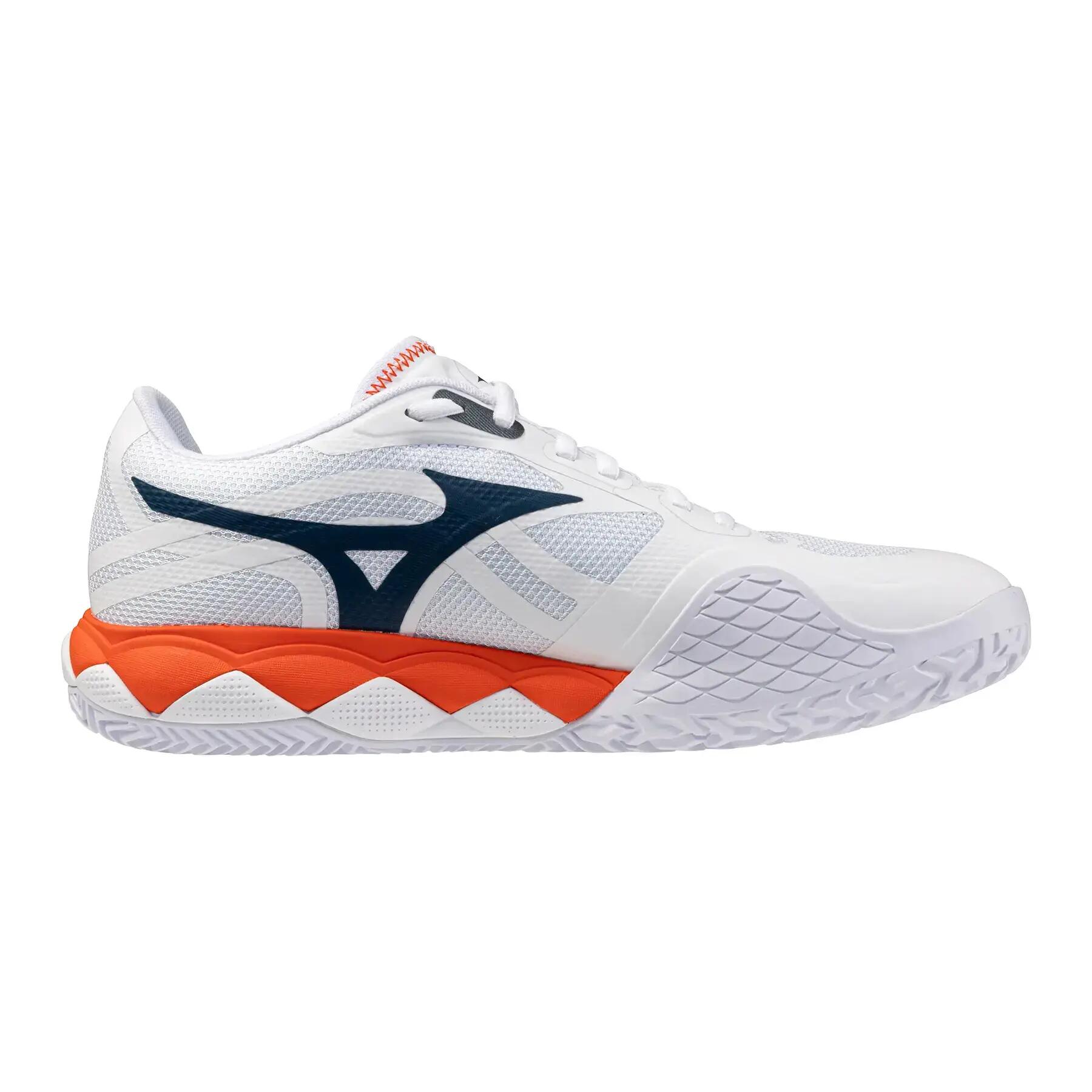 Mizuno Wave Enforce Tour 2 Court Blanc/orange 2/5