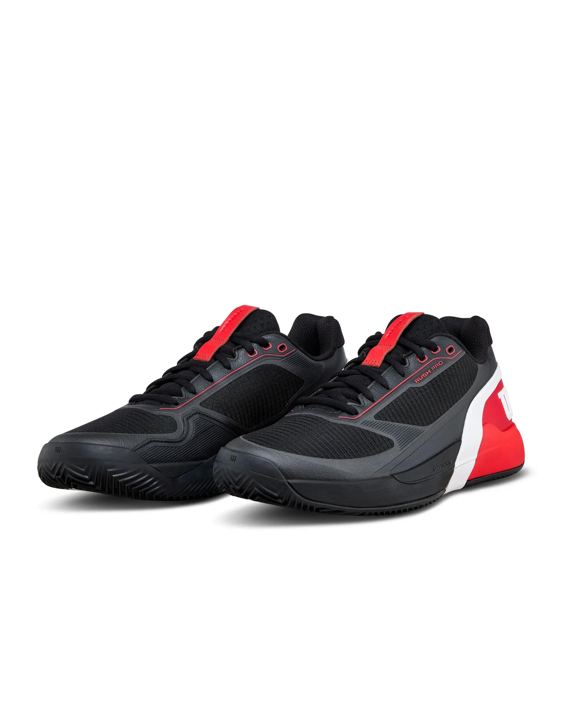 Wilson Rush Pro 5 Clay Black/red Wrs339950 2/6
