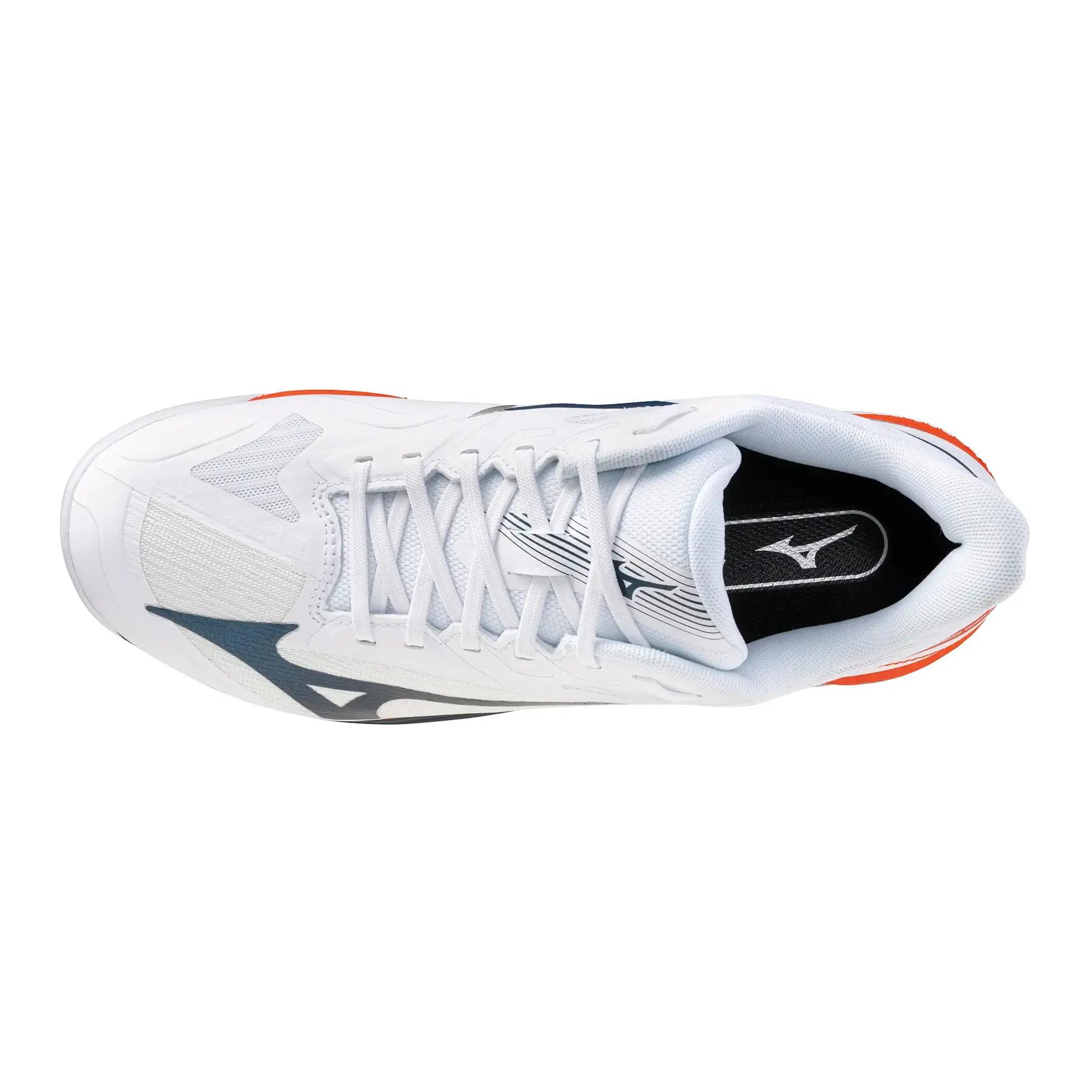 Mizuno Wave Exceed Court Clay Court Bianco/arancione 61gc2620 2/6