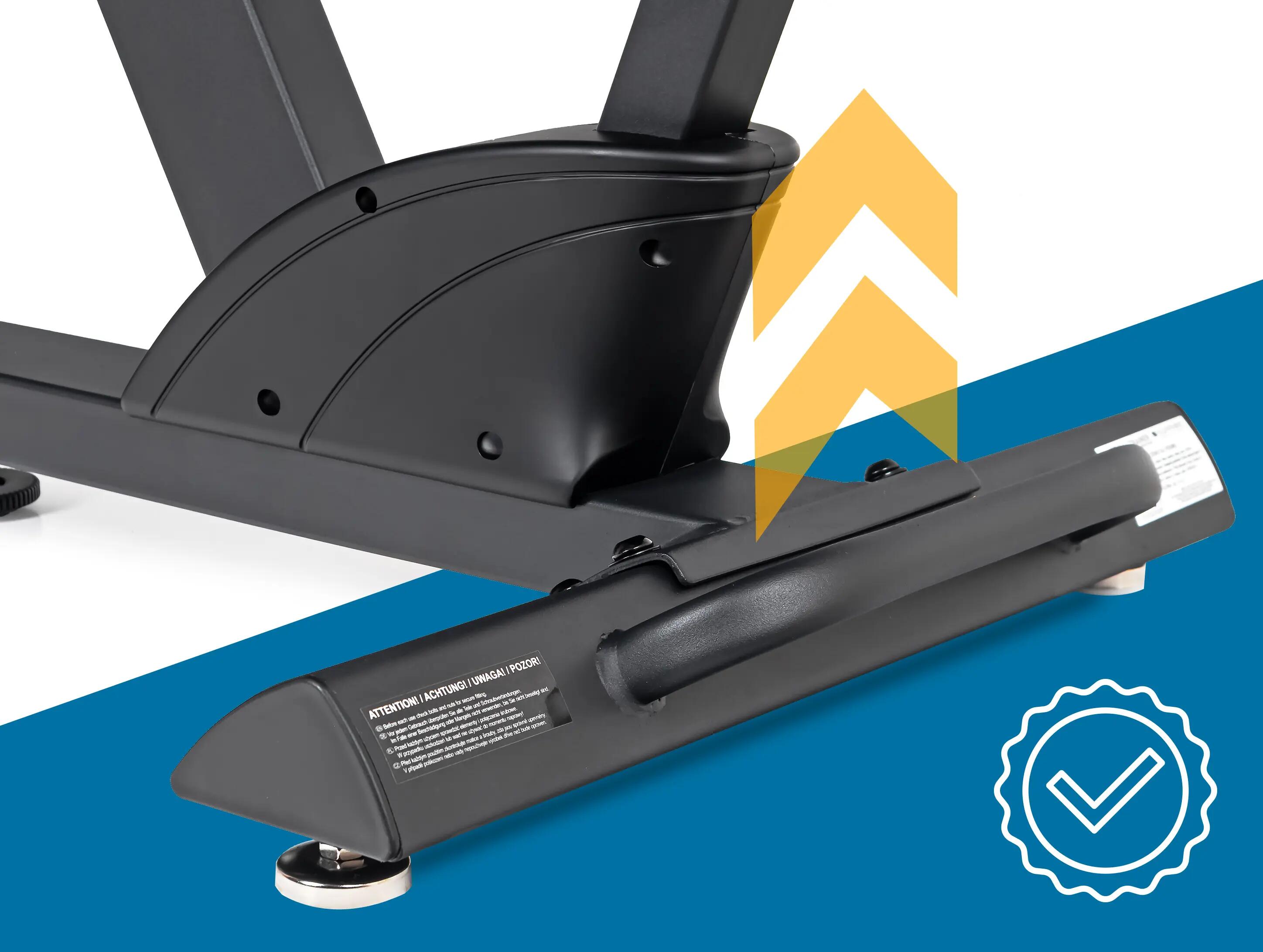 Rower magnetyczny poziomy Sapphire SG-7050RB Zenix Aplikacje Bluetooth koło 8 kg 9/14