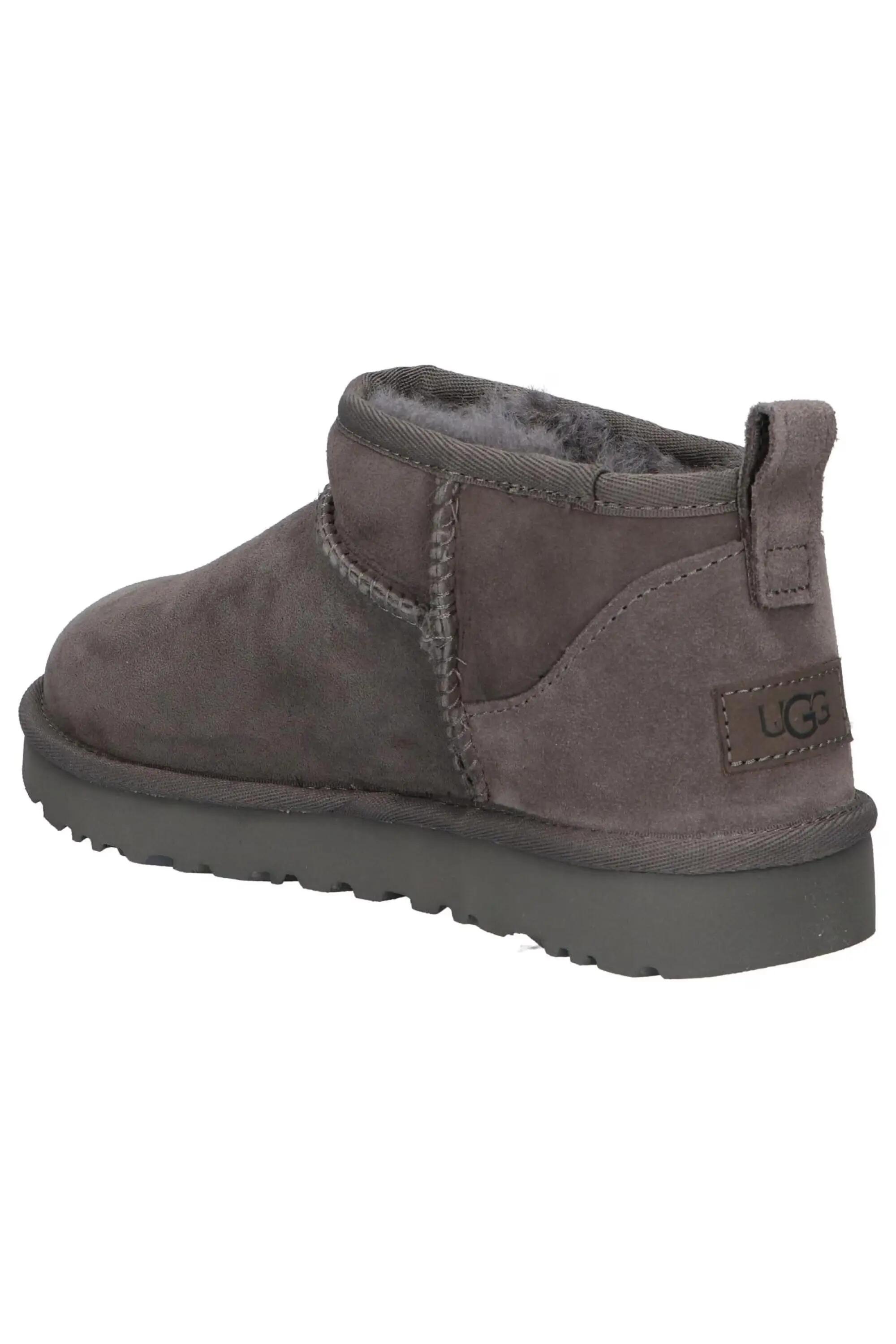 Unisex - Lifestyle - Mini boot - Slip-on, UGGPLUSH - Classic Ultra - Grey 5/5