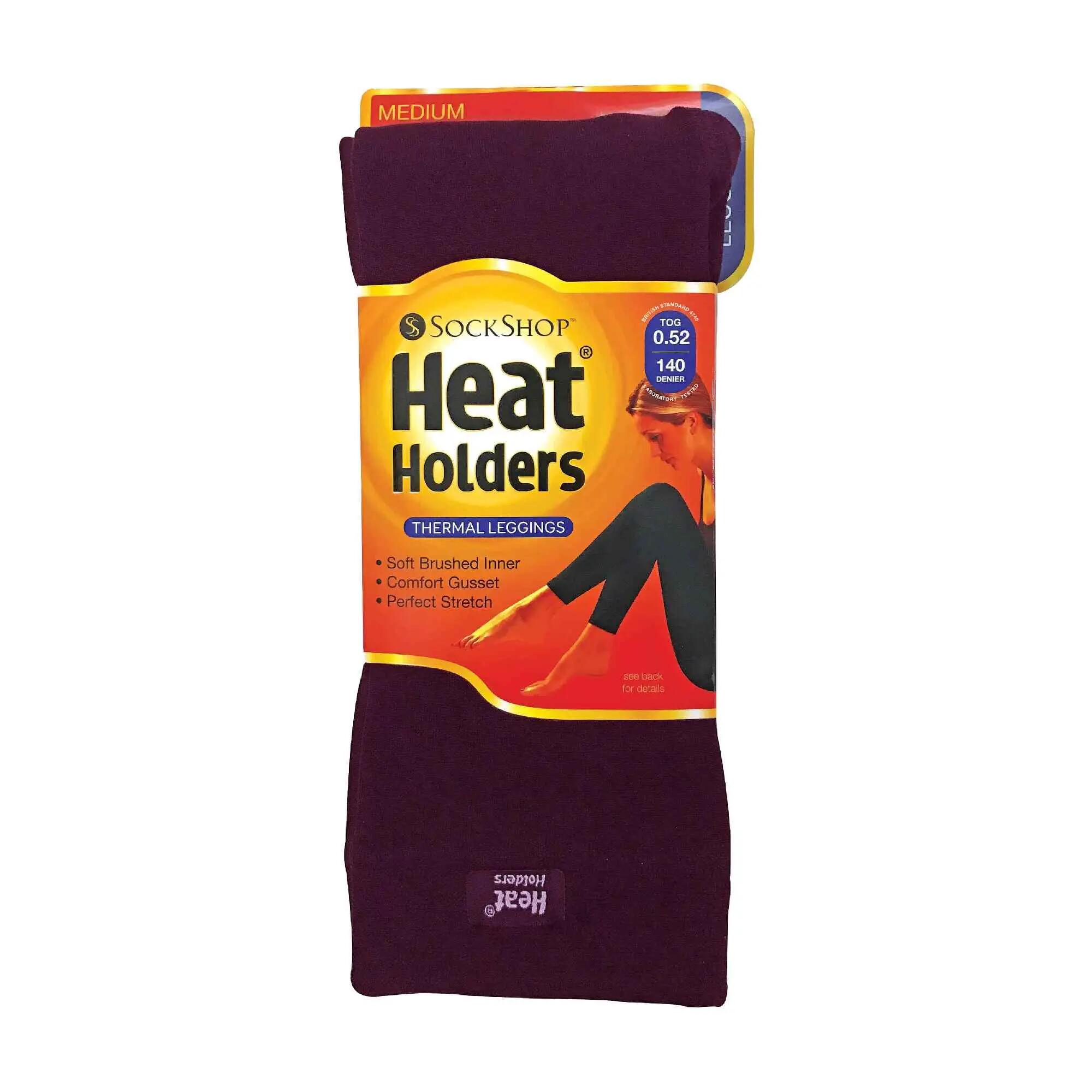 Ladies Thick Winter Warm Fleece Lined Thermal Leggings 2/6