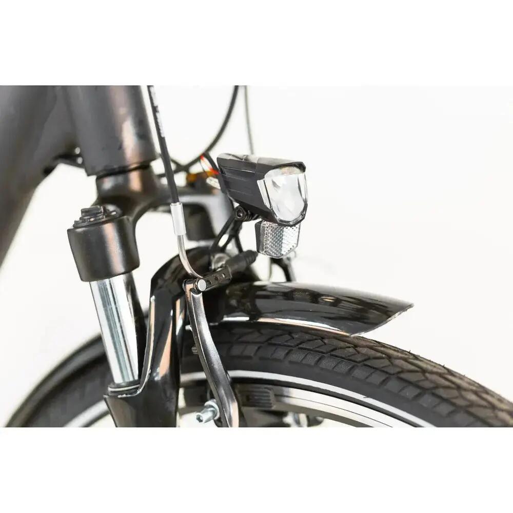 Basic D7 - Elektrische Fiets - 28 inch - 522Wh accu - Zwart - Kettingslot cadeau 5/7