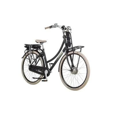 E-rock n7 - elektrische fiets - 28 inch - zwart - kettingslot cadeau