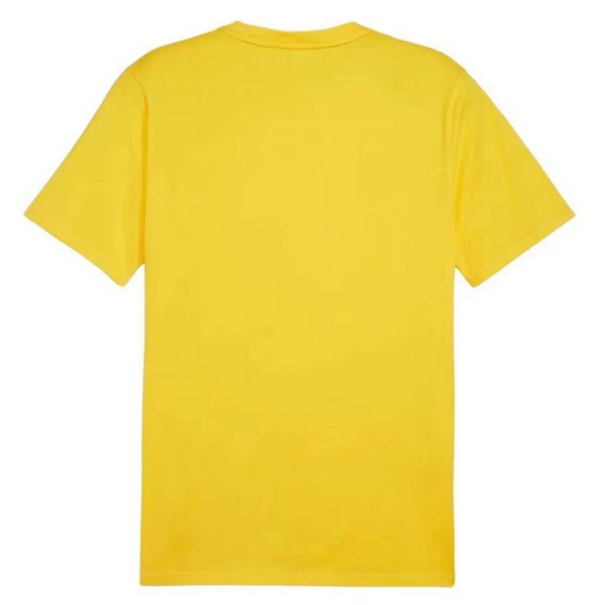 Tshirt TEAM GOAL CASUALS Homme (Jaune) 2/3
