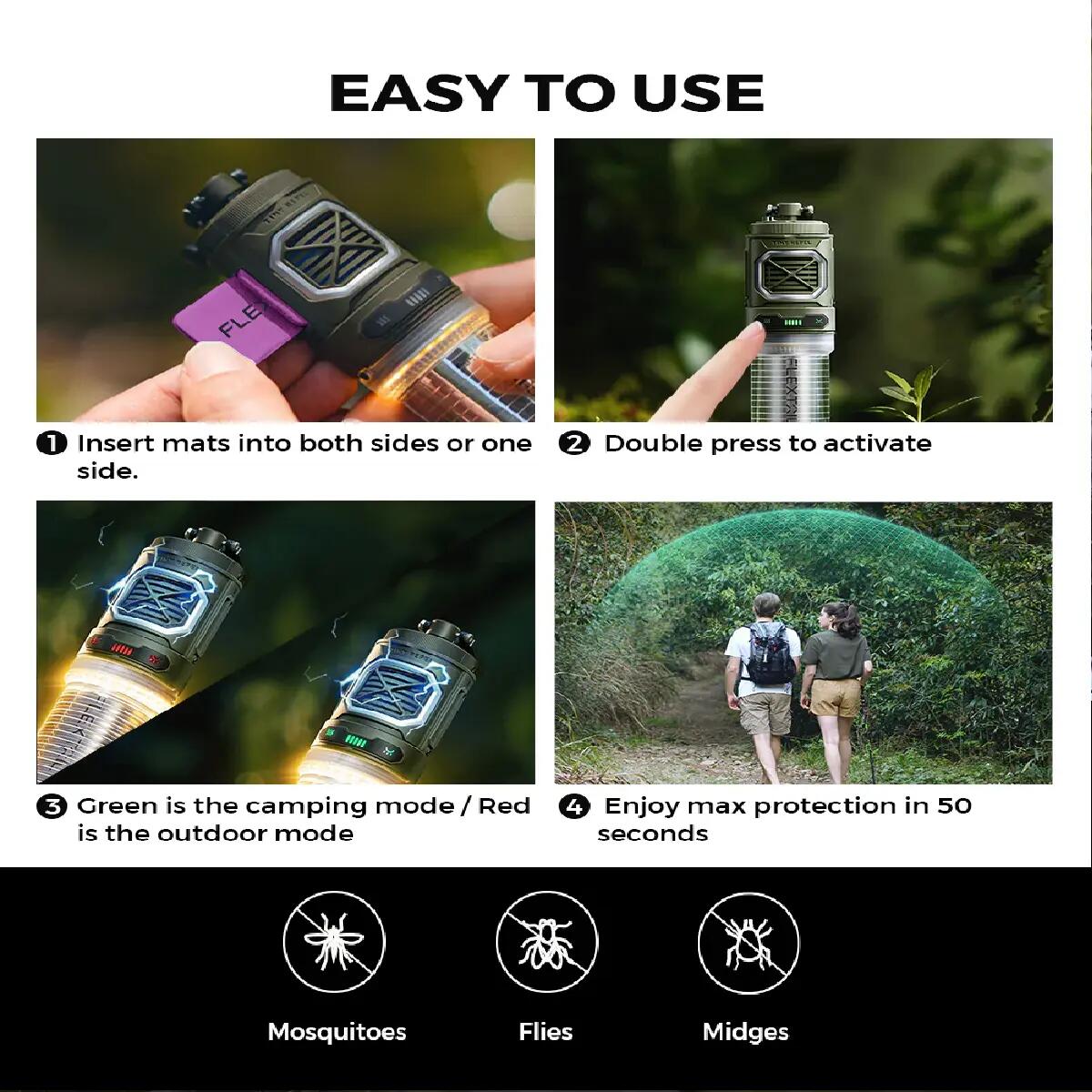 Répulseur anti-moustiques MAX REPELLER S léger 200g USB-C 9/14