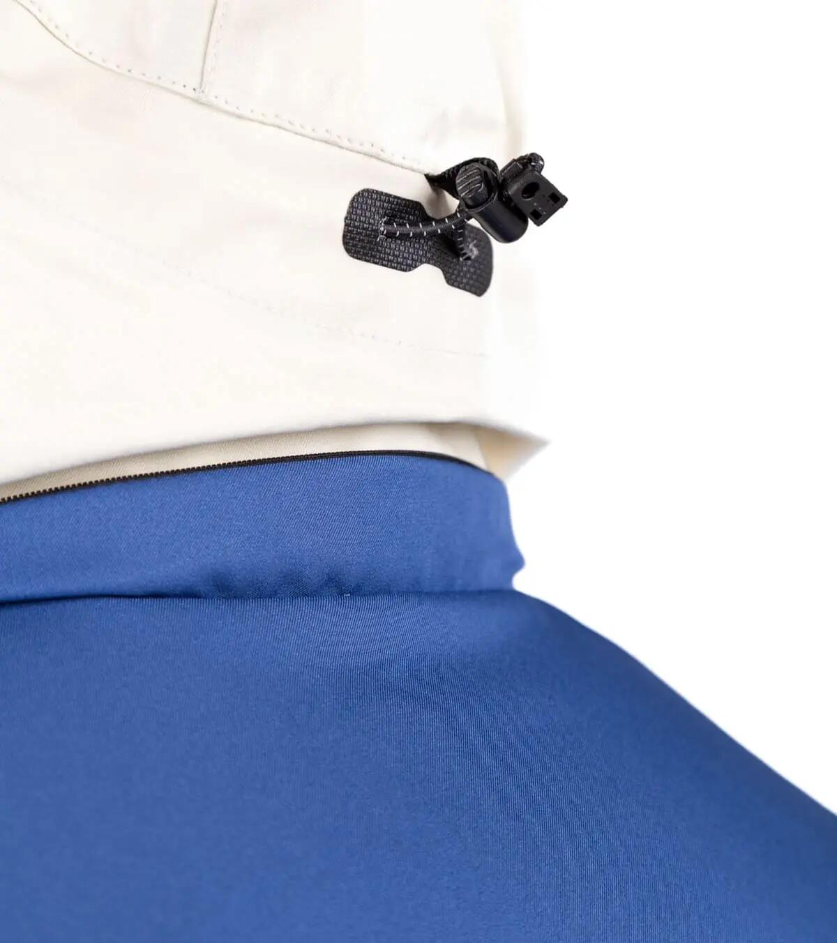 Chaqueta de Montaña Térmica, Impermeable y Cortaviento Aspen Hombre Azul-Beige 5/5