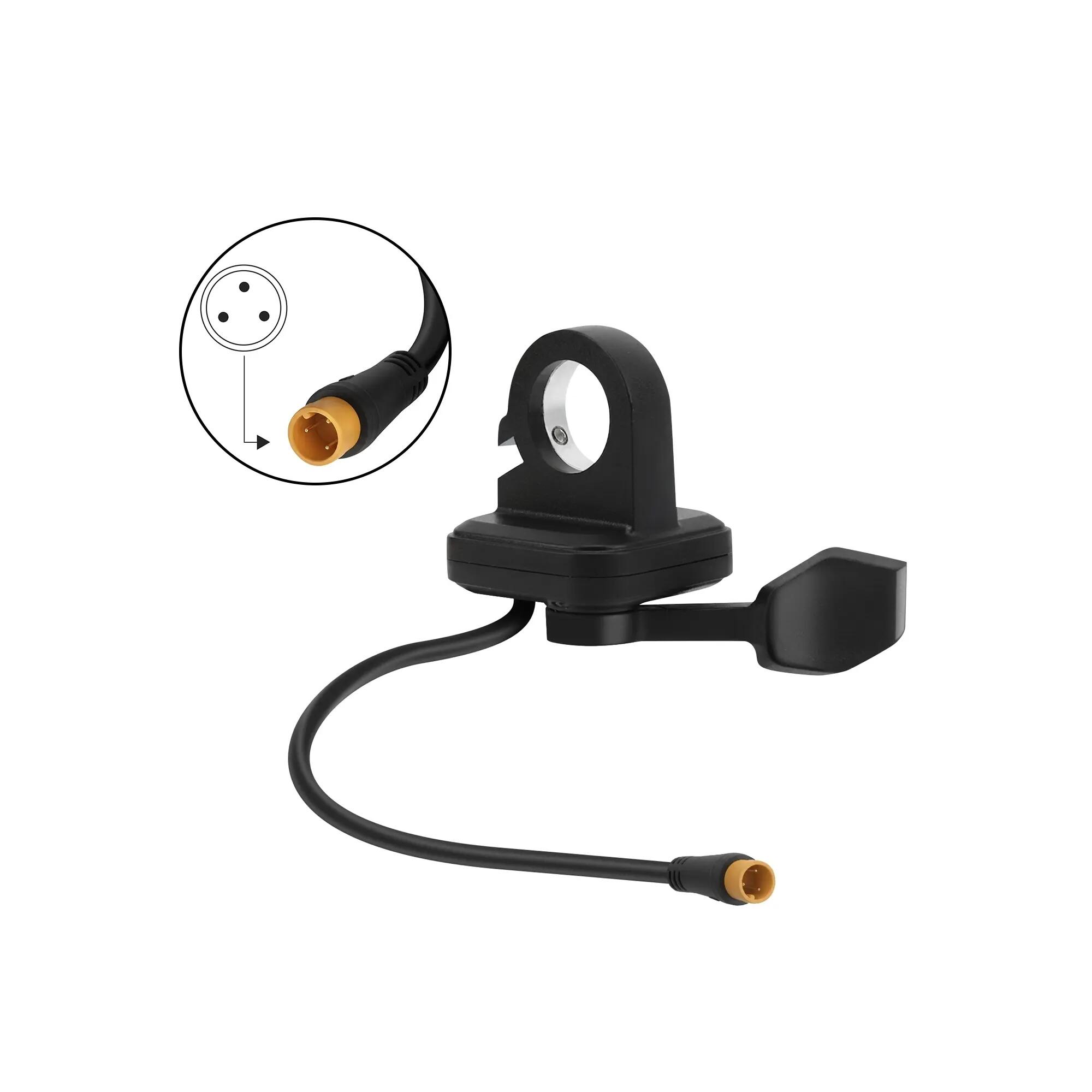 E-CROSS PRO KG Ecran + Accelerateur/Screen + accelerator- Piece trottinette élèc 3/4