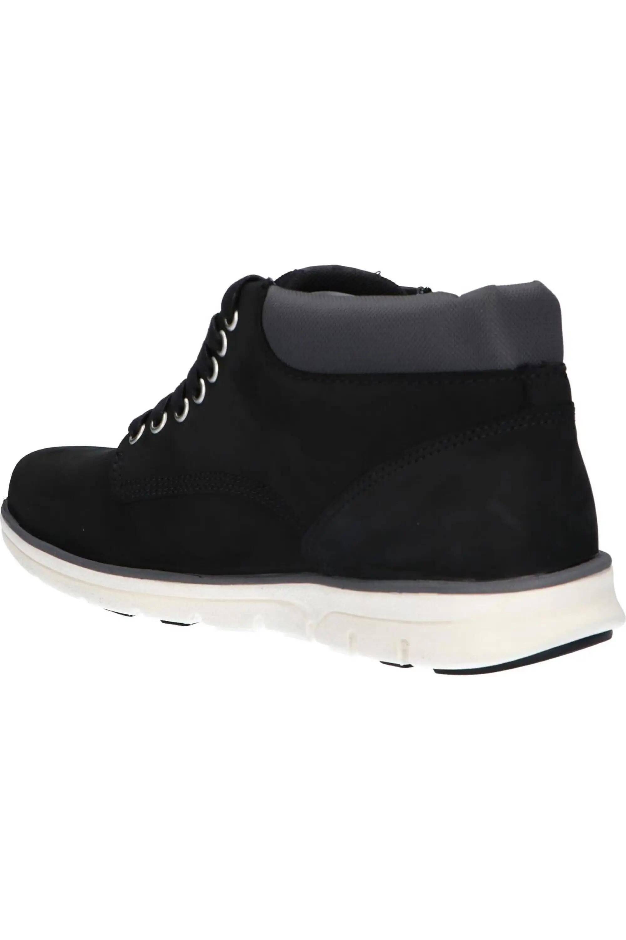 Basket mi-haute à lacets pour homme en noir Bradstreet 5/6